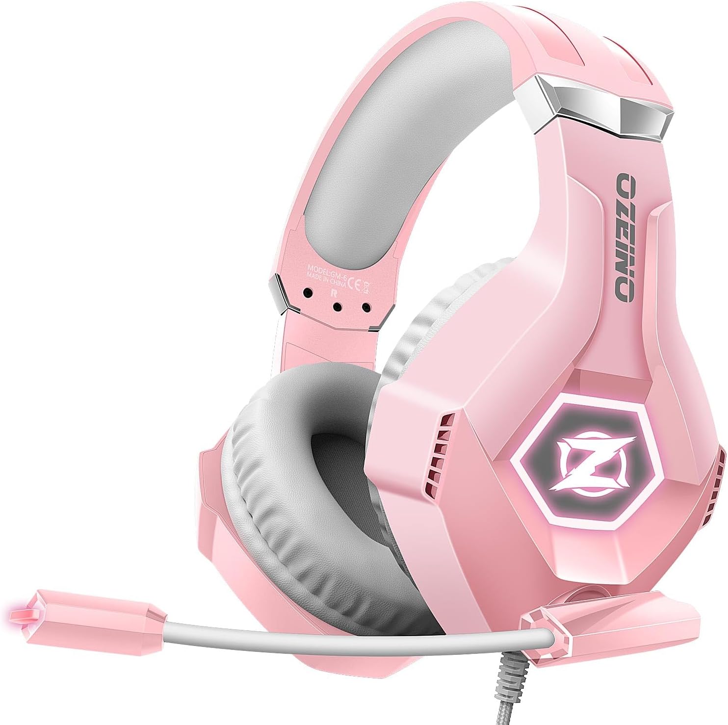 Detalle de Ozeino Auriculares Gaming con cancelación de ruido 50 mm