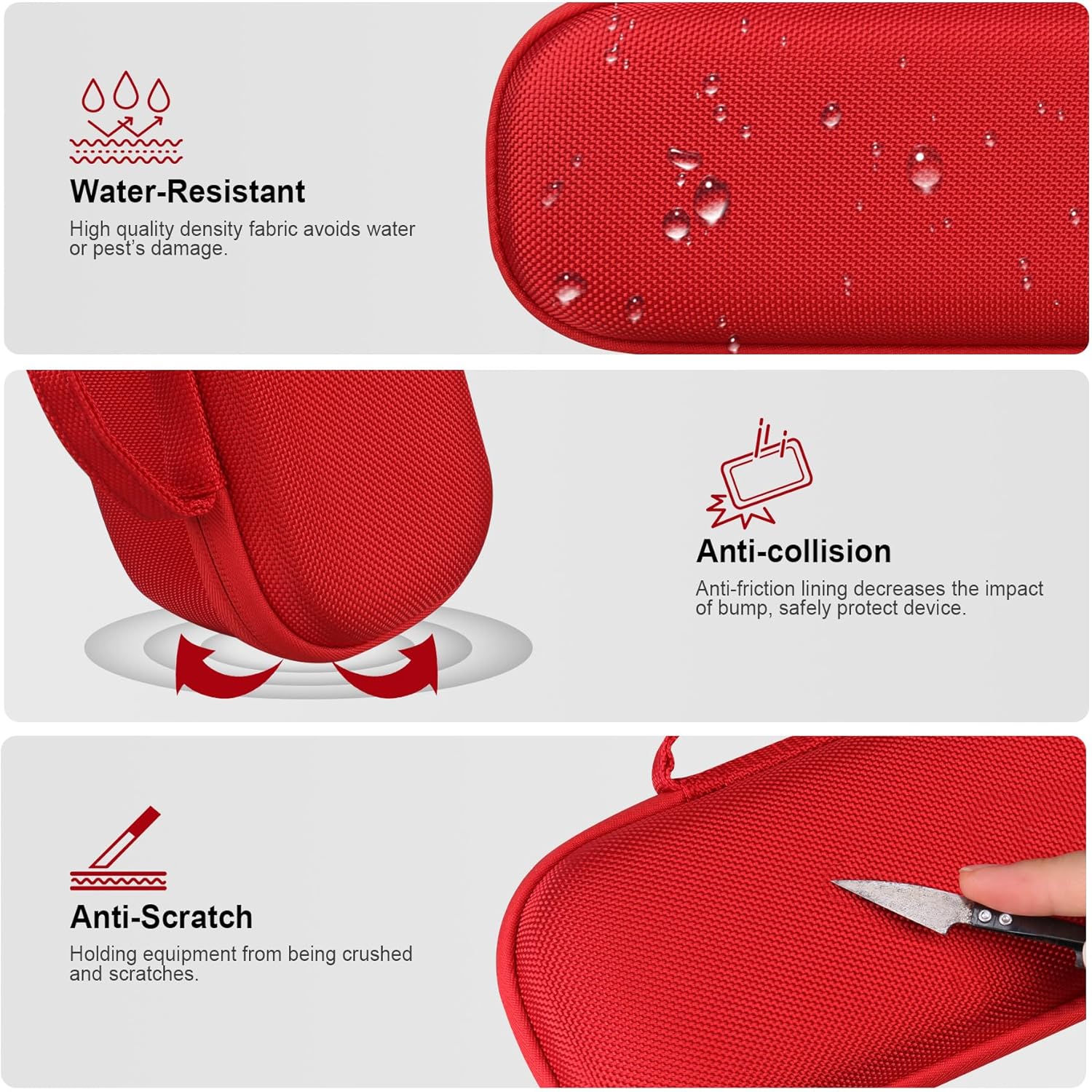 Thumbnail 2 de RAIALL Carrying Case for Beats Pill (Latest Release) – Protective Hard Case in Red