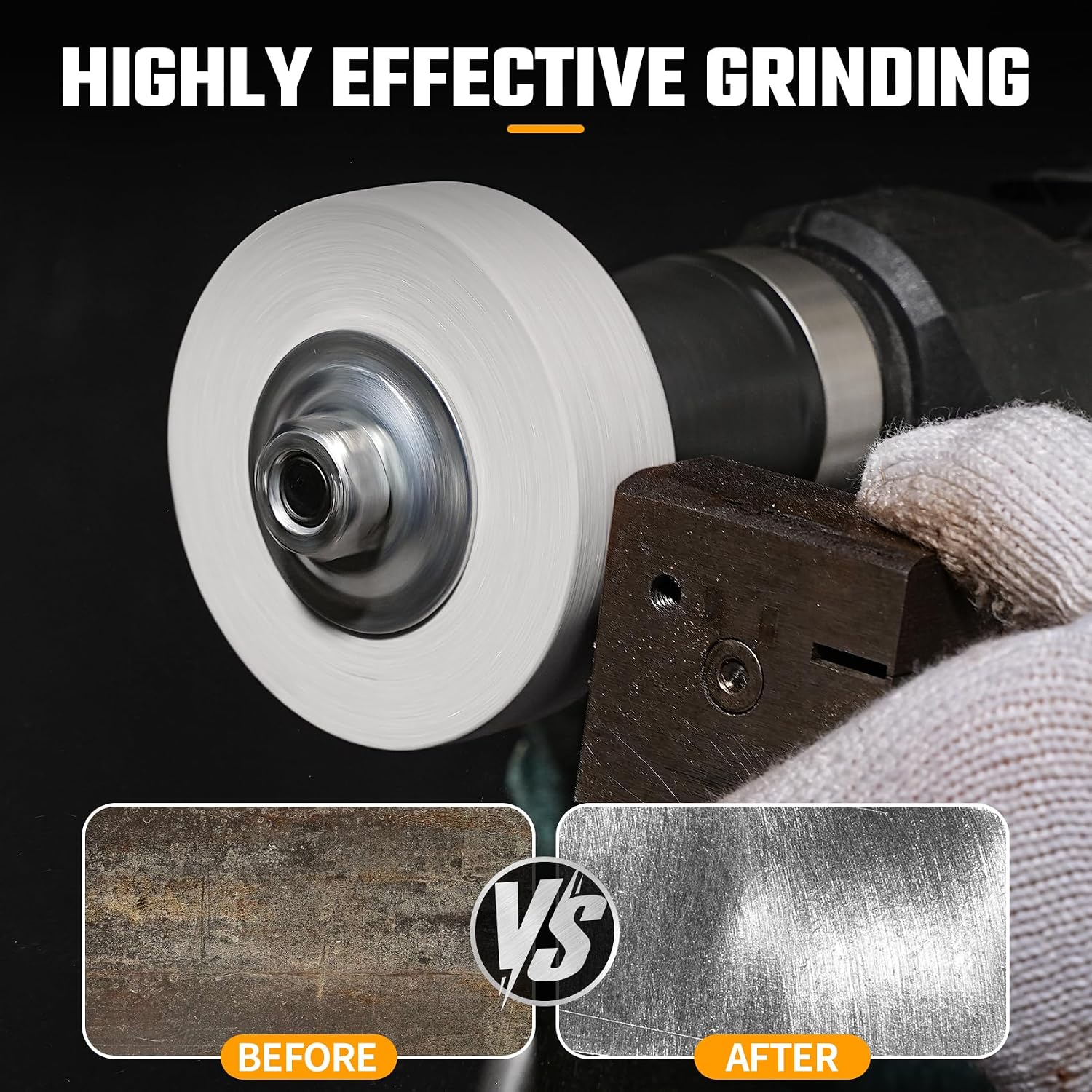 Detalle de Grinding wheel adapter 75mm for drill