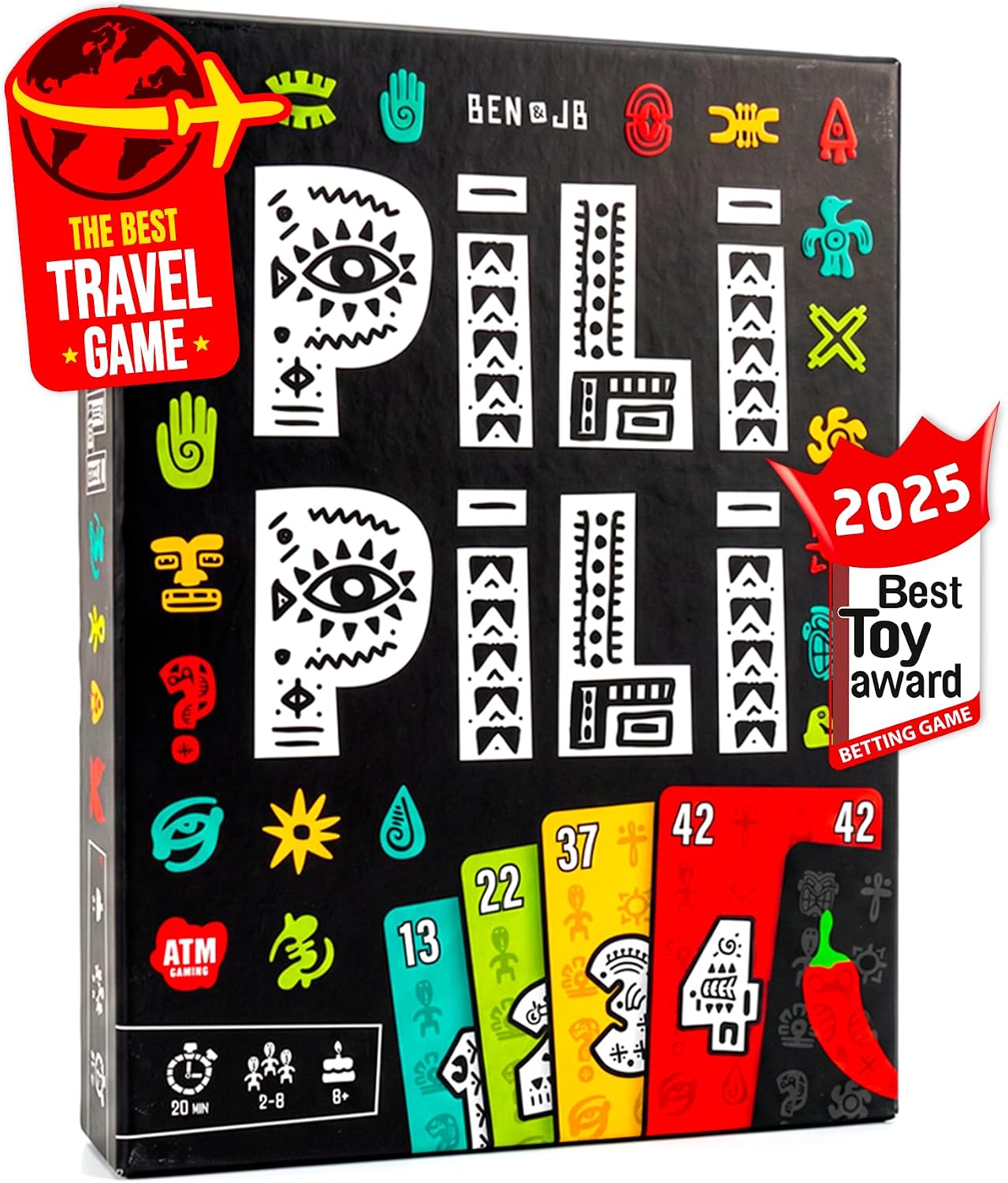 Detalle de ATM Gaming PILI PILI | Board Game & Card Game for Families and Friends