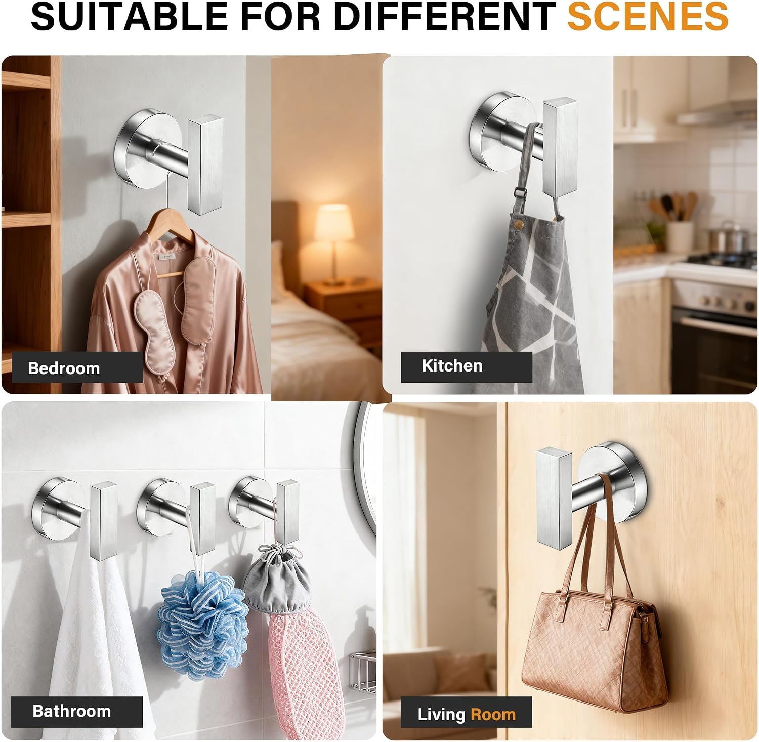 Thumbnail 6 de Towel Hooks in SUS304 Stainless Steel