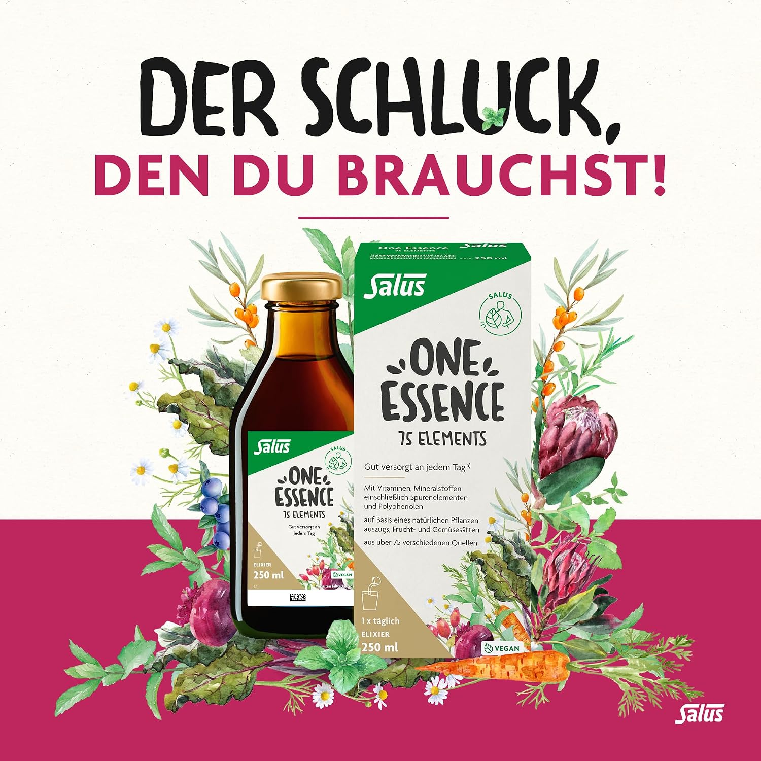 Detalle 2 de Salus One Essence 75 Elements 250 ml