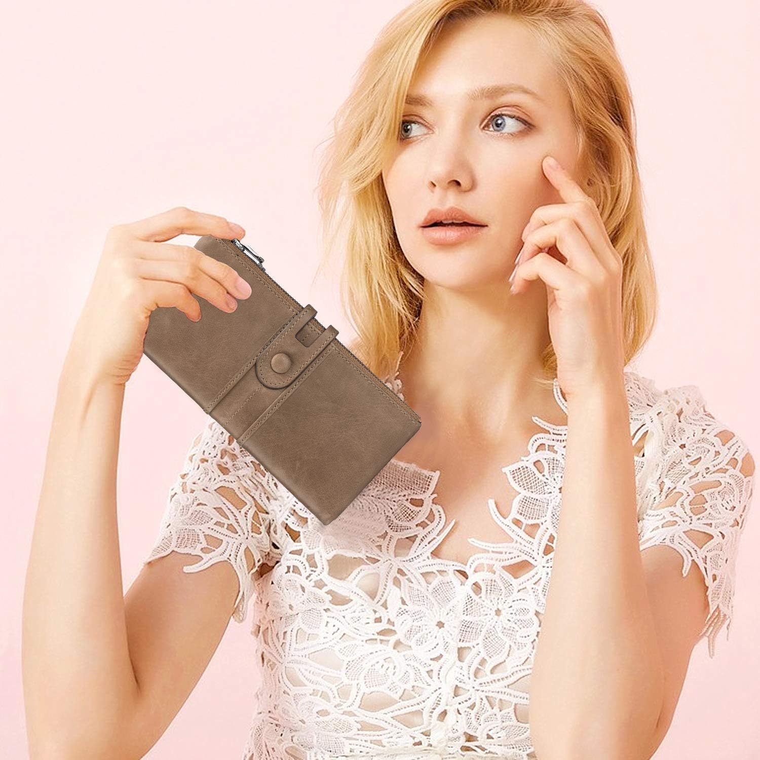 Thumbnail 5 de Roulens Portafogli donna pelle RFID 10x3x19 cm 👛