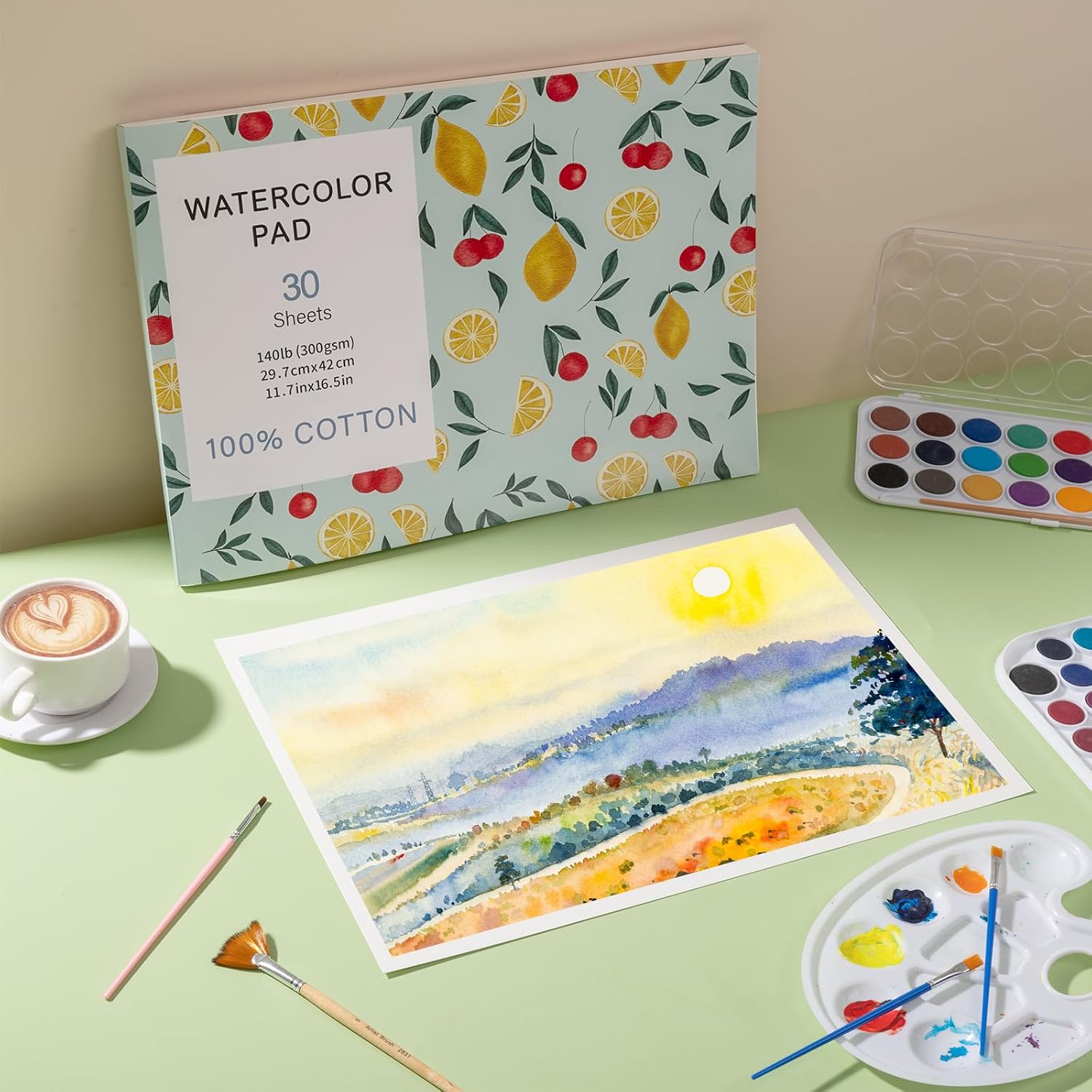 Thumbnail 5 de Watercolour Paper Pad A3 300 GSM