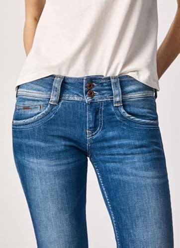 Thumbnail 2 de Pepe Jeans Gen Jeans Mujer Azul Denim 29W/30L