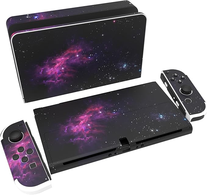 PlayVital Pegatina Protectora Completa Nintendo Switch OLED 🌌
