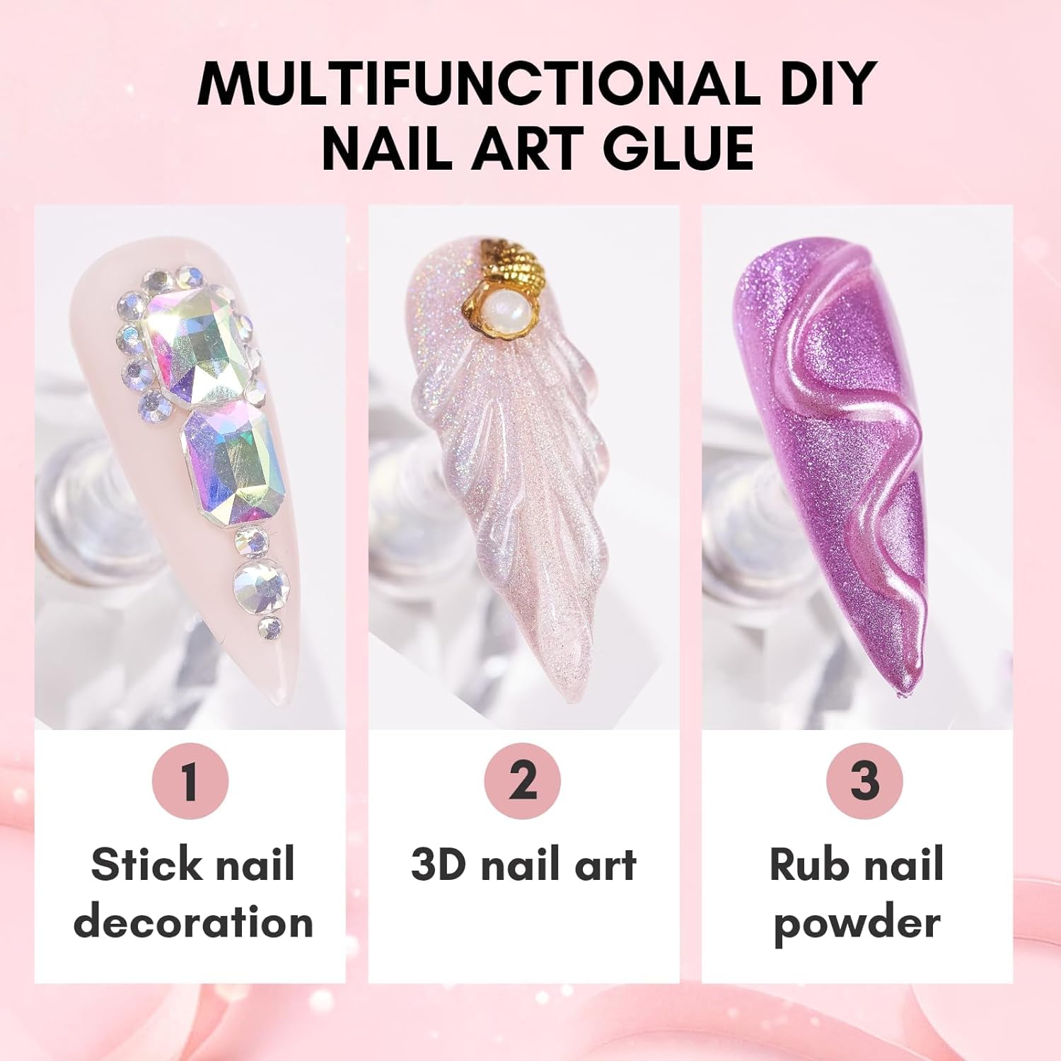 Detalle de Makartt Rhinestone Gel 30 g Nagelkleber für Strass