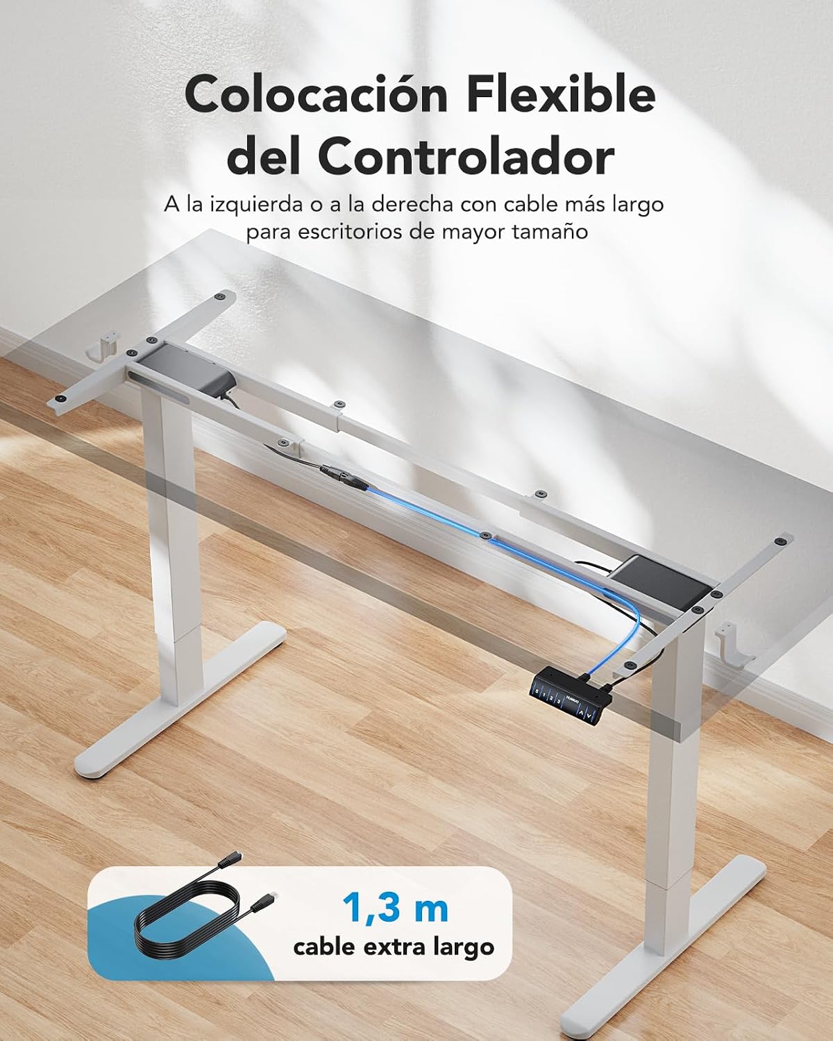 Thumbnail 5 de HUANUO Marco Escritorio Elevable Eléctrico 120 kg