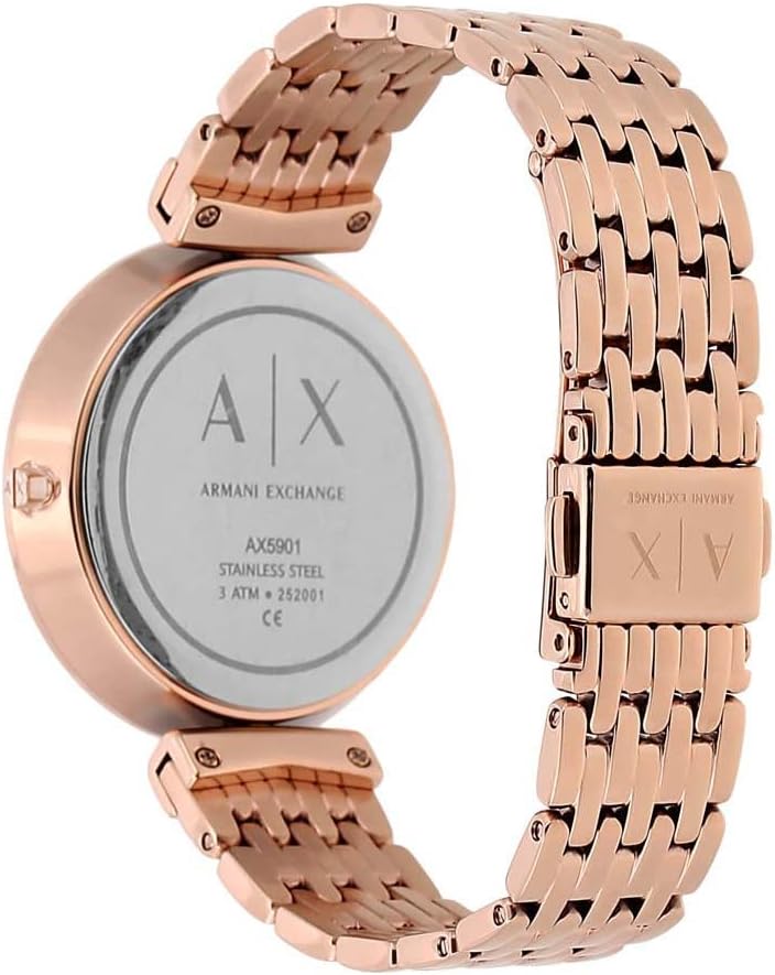 Thumbnail 2 de Armani Exchange montre pour femmes - cadran 36 mm, mouvement quartz, acier inoxydable et bracelet optionnel en cuir ou silicone
