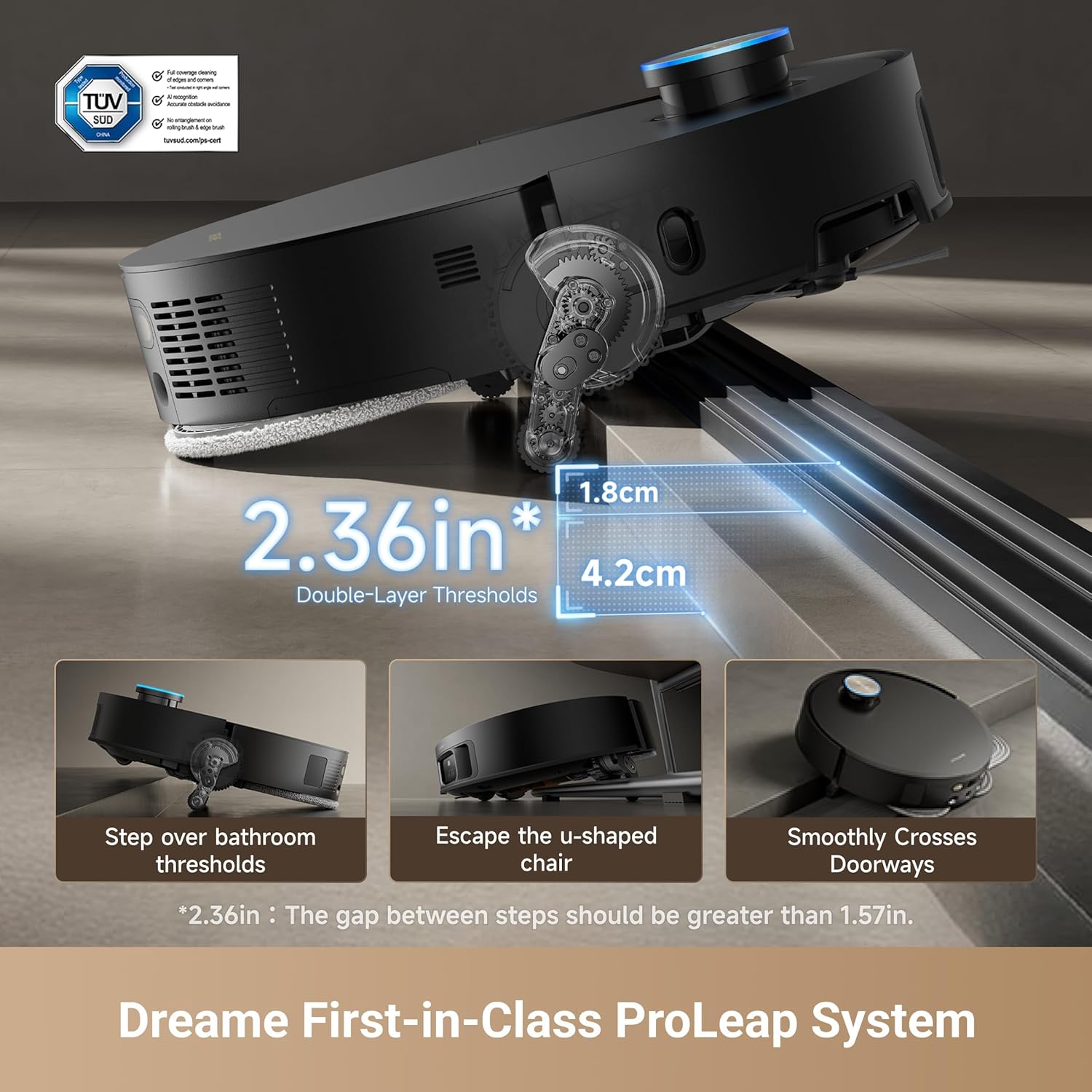 Thumbnail 1 de DREAME X50 Ultra Robot Vacuum and Mop 20,000Pa