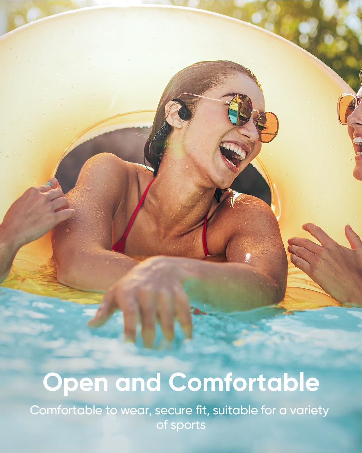 Thumbnail 5 de Swimming Headphones with 32GB MP3, IP68 Bone Conduction Open-Ear Headset