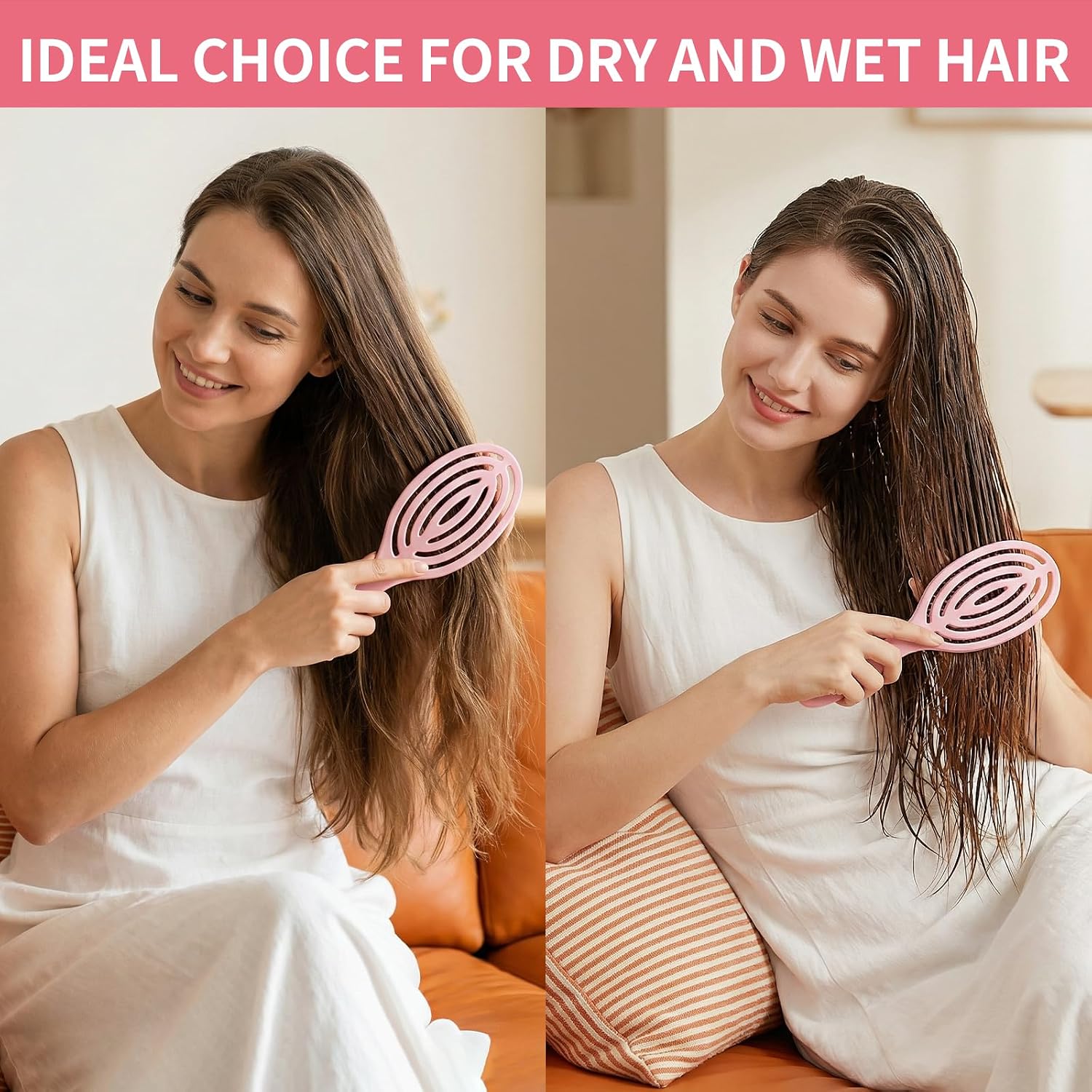 Detalle 2 de Massage hair brush set, 24 cm