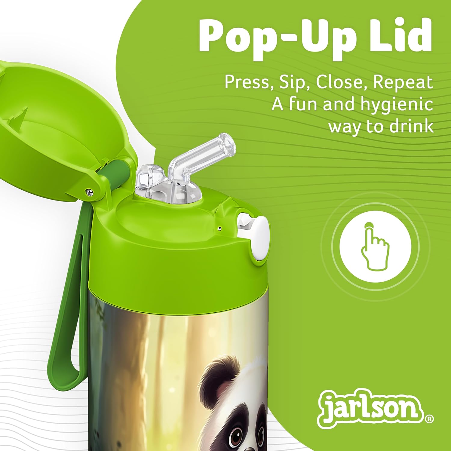 Detalle 2 de Jarlson CHARLI 350ml borraccia termica per bambini 📗