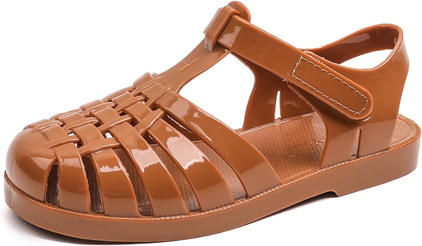 Thumbnail 6 de GUGUYeah Jelly Sandals for Girls: Closed-Toe, Sparkly Princess-Style Water Sandals