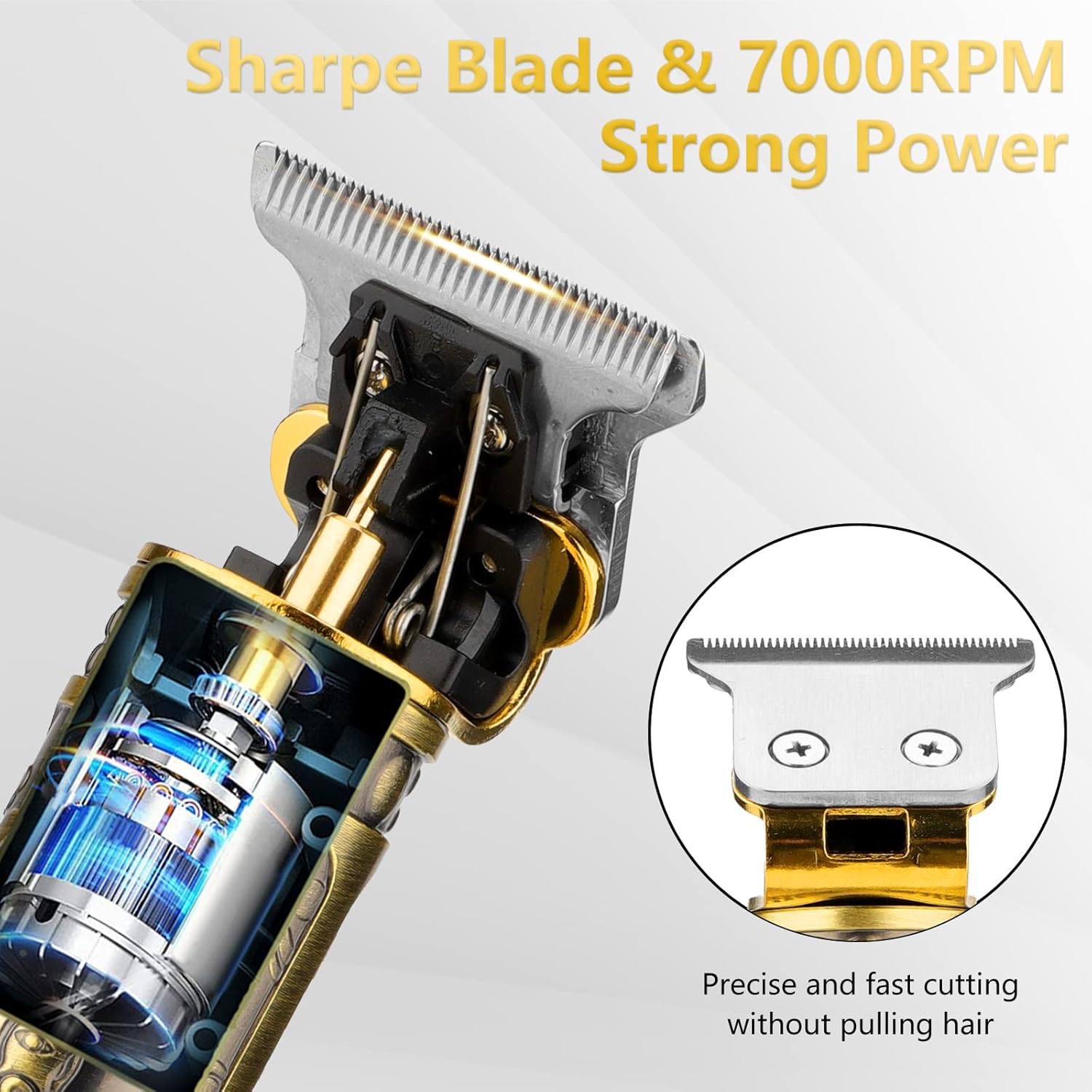 Detalle de Saoilli Men Hair Trimmer Kit, Cordless 10W
