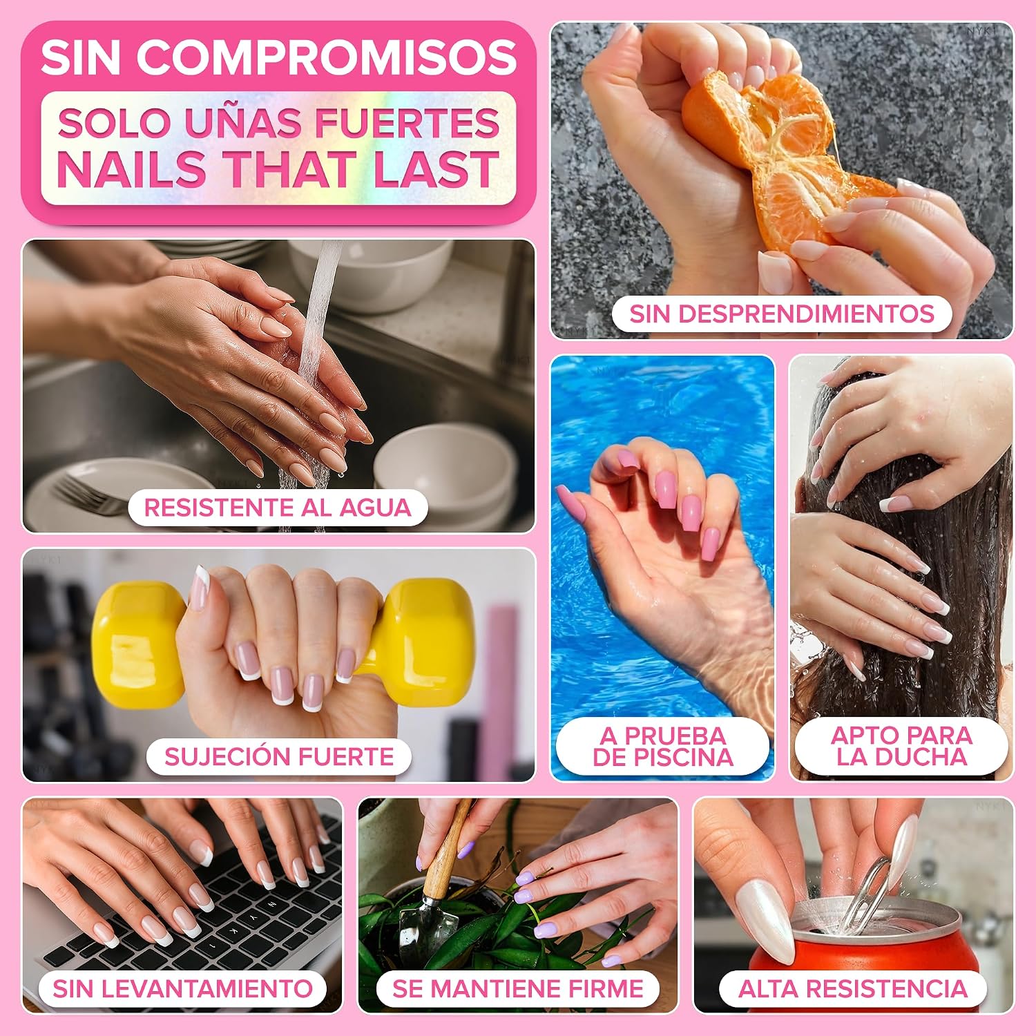 Thumbnail 6 de NYK1 NailBond: Pegamento para Uñas Postizas Súper Fuerte (8 ml)