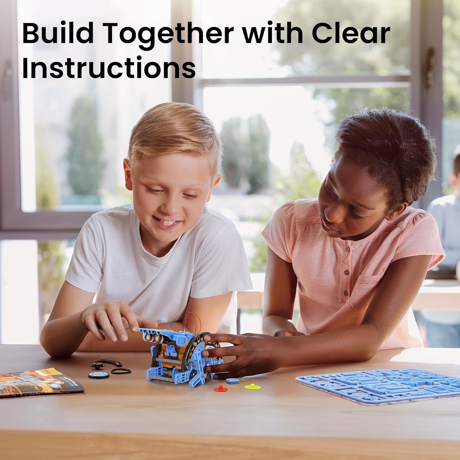Detalle 2 de Sillbird 12-in-1 Solar Building Robot Kit — STEM DIY for 8–13 Year Olds