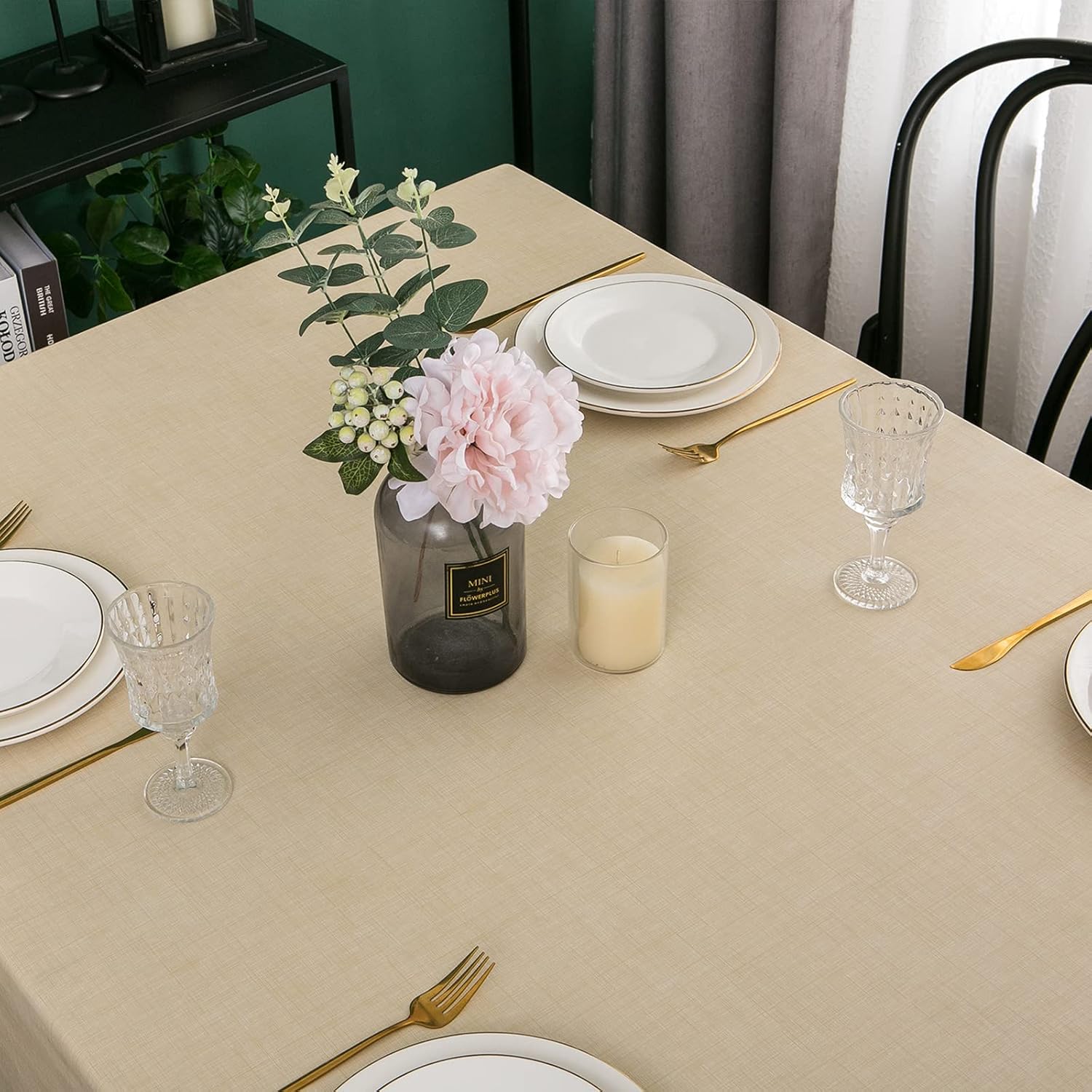 Thumbnail 6 de LIBERECOO Vinyl Tablecloth, 60 x 102 Inches