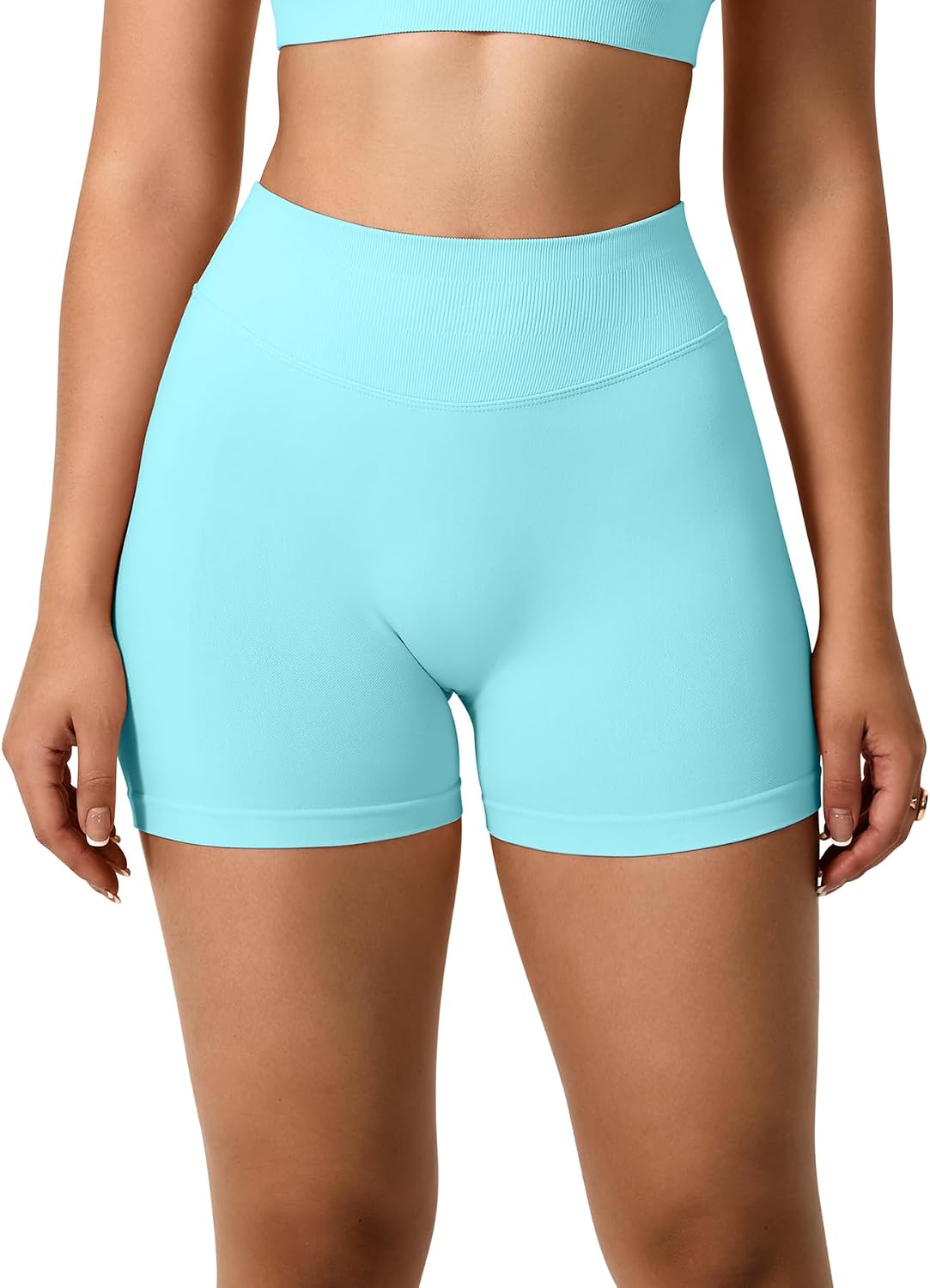 Thumbnail 2 de TAYOEA Sport Shorts Damen Scrunch – Nahtlose Push-up Radlerhose für Training & Alltag