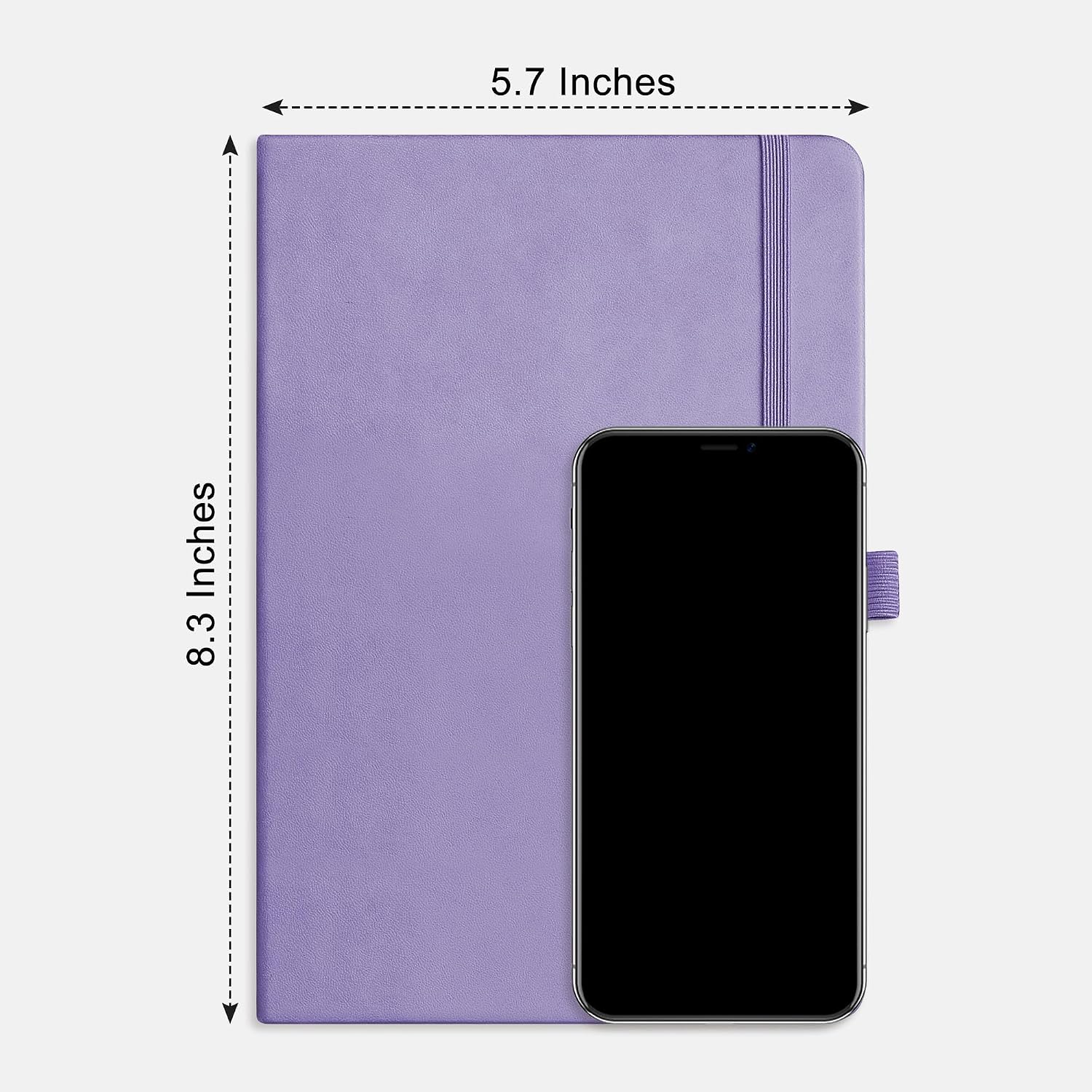 Thumbnail 6 de AHGXG A5 Dotted Journal, 160 Pages, 120 GSM Paper, Light Purple
