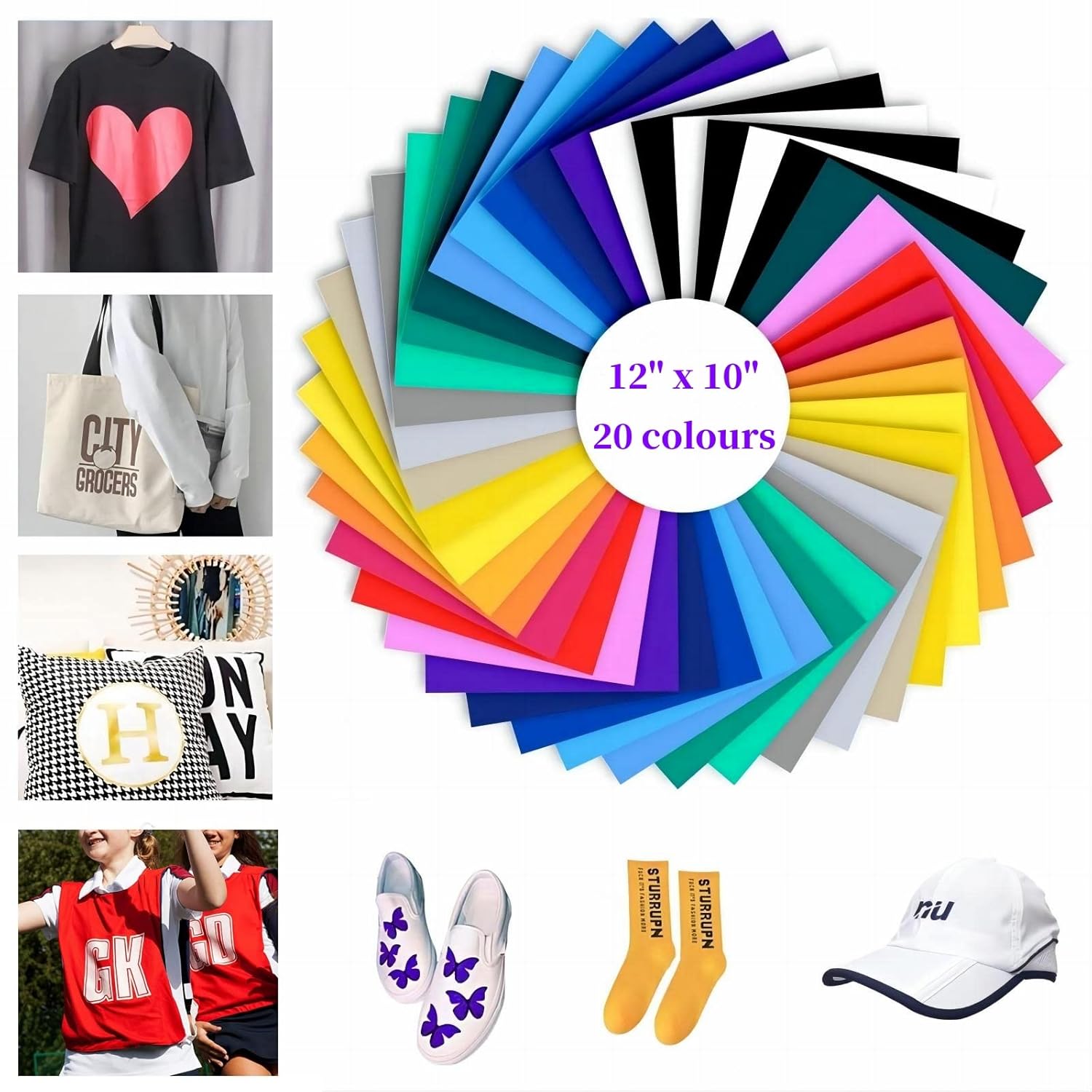 Thumbnail 6 de Vinile termico Cricut 42 fogli 20 colori