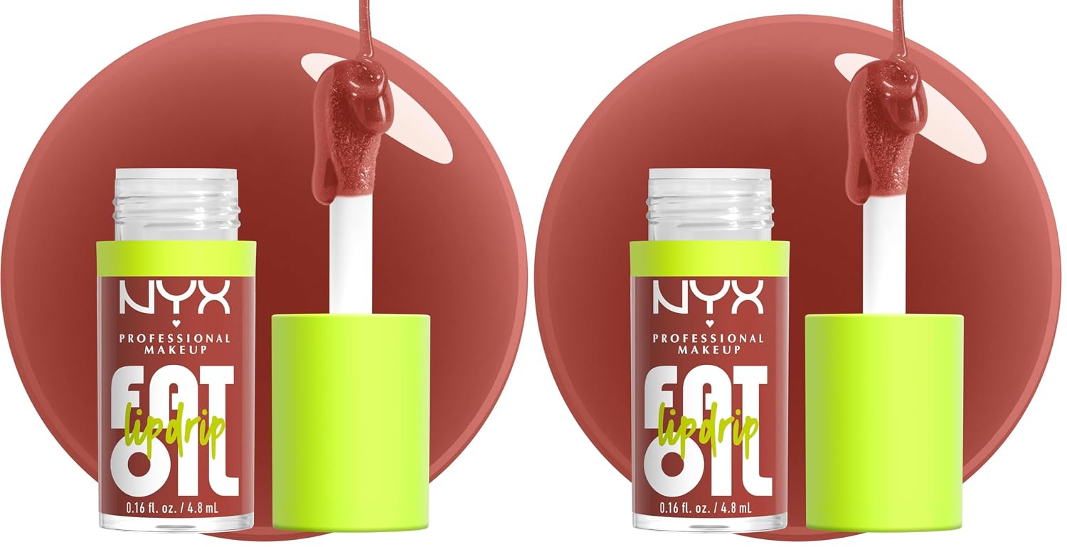 Thumbnail 6 de NYX Professional Makeup Fat Oil Lip Drip Lipgloss „Livin' the Cream“ – feuchtigkeitsspendend, intensiver Glanz