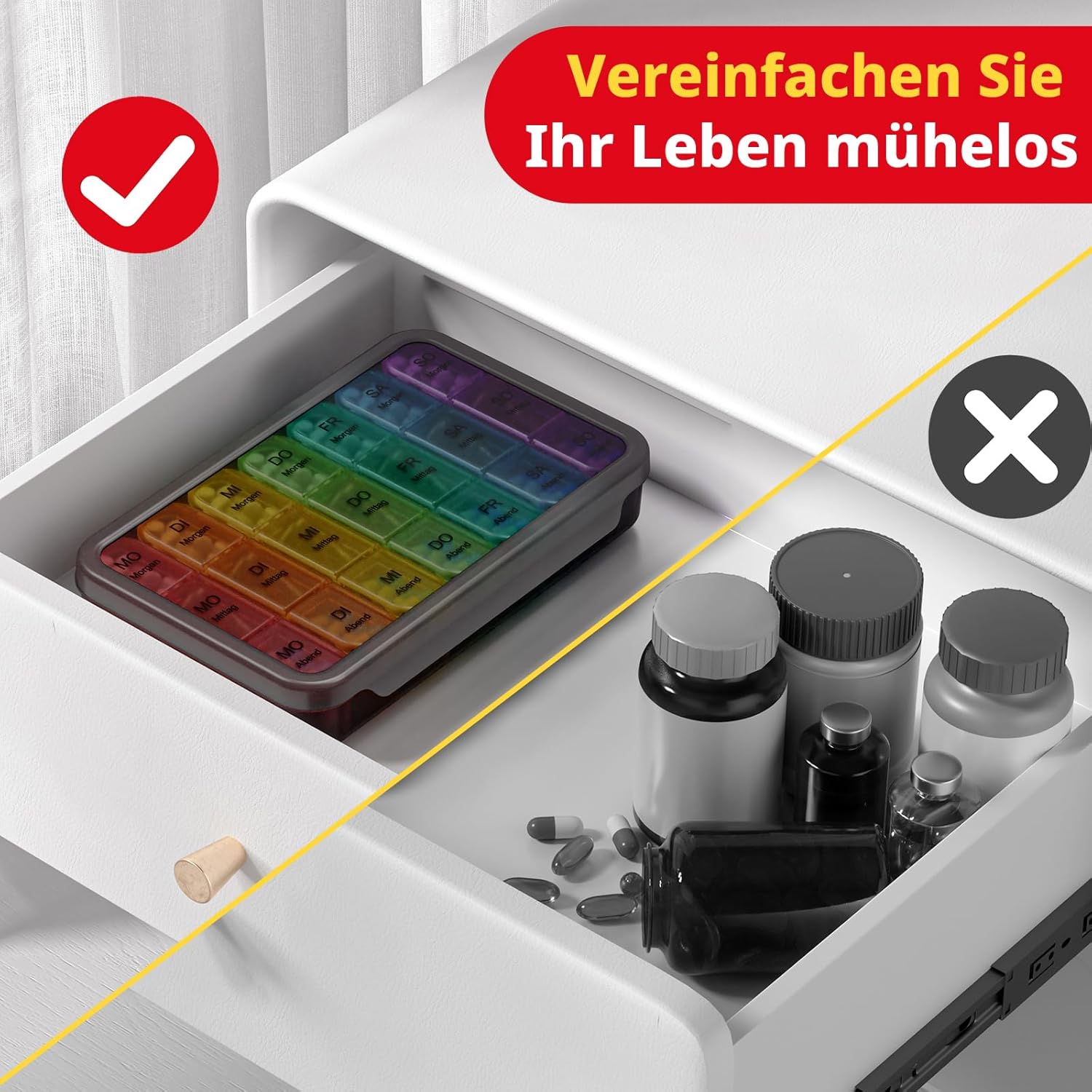 Thumbnail 6 de Doruimi Tablettenbox 7 Tage Medikamente đź’Š