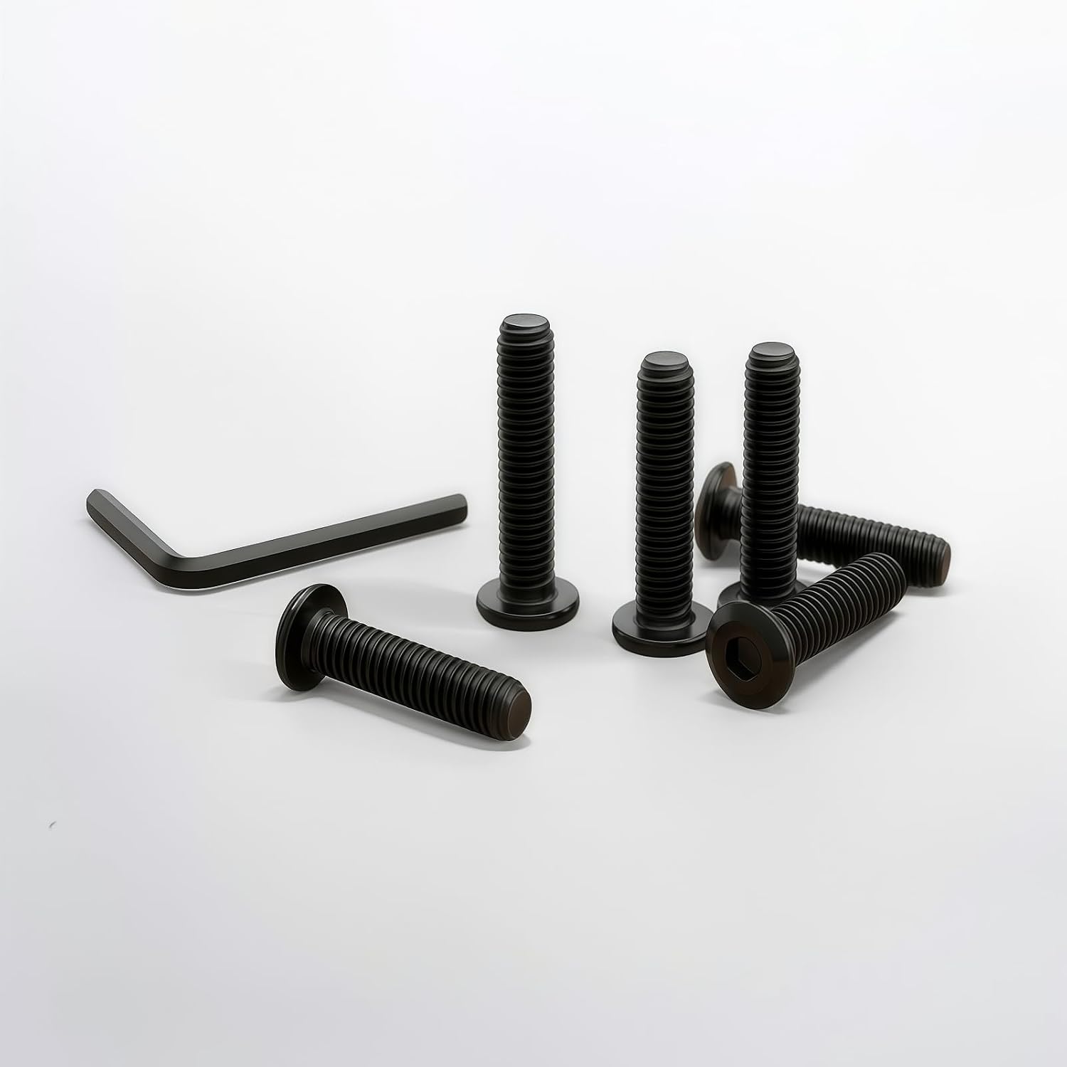 Detalle de Flat Head Hex Socket Screws, 3/16"-24 x 5/16