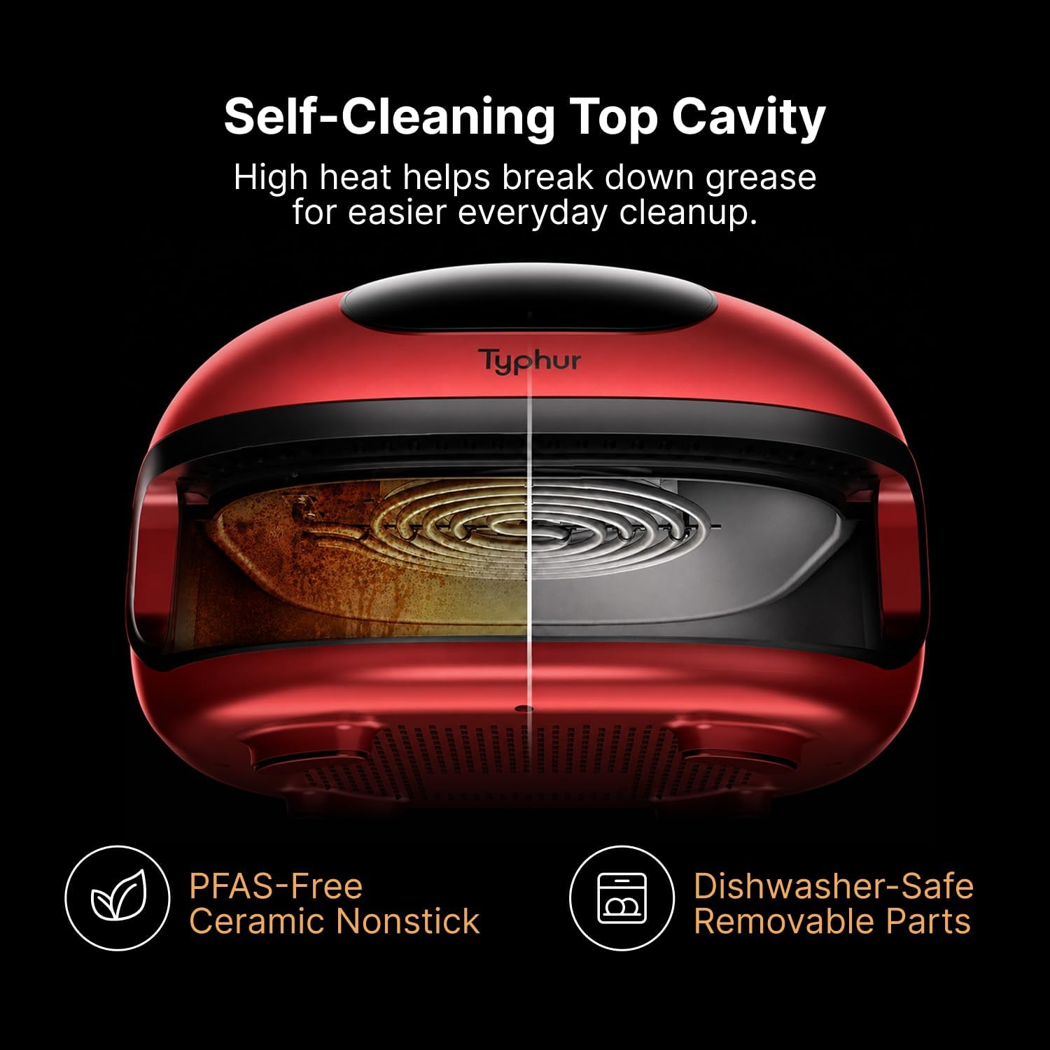 Thumbnail 6 de Typhur Dome 2 Large AI Smart Air Fryer with Dual Top & Bottom Heating