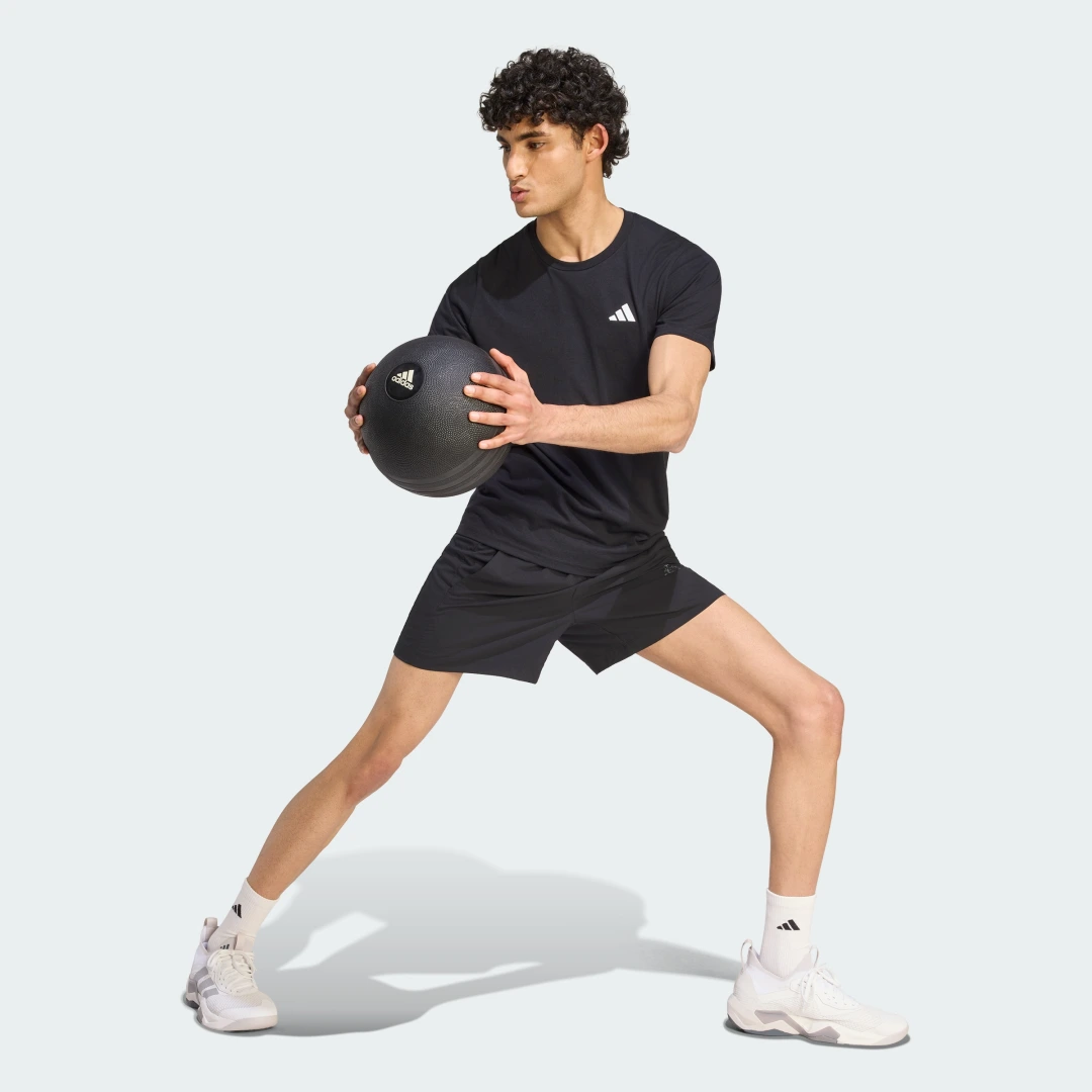 Thumbnail 2 de Camiseta Adidas Train Essentials Feelready Training negra