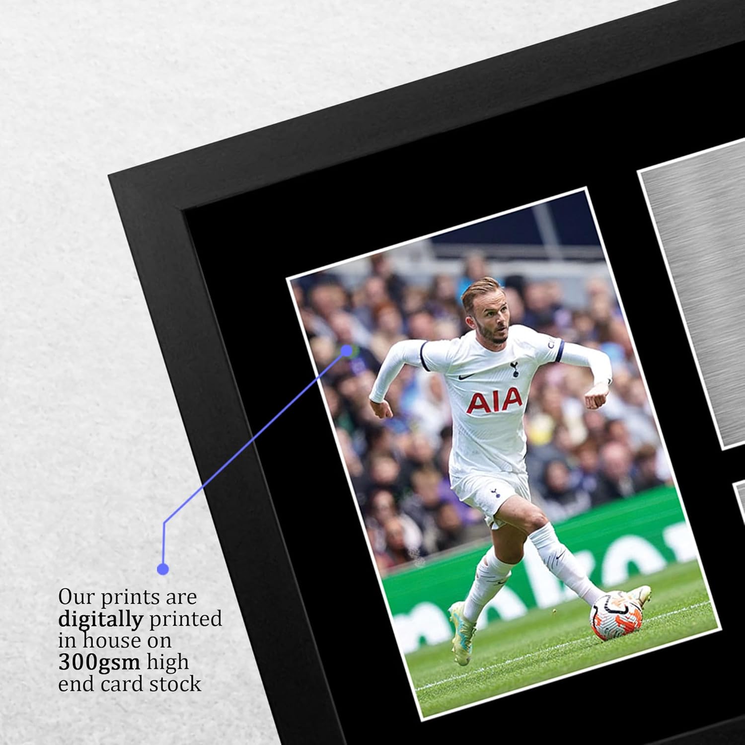 Thumbnail 3 de HWC Trading FR A4 James Maddison Tottenham Hotspurs framed signed autograph photo (A4)