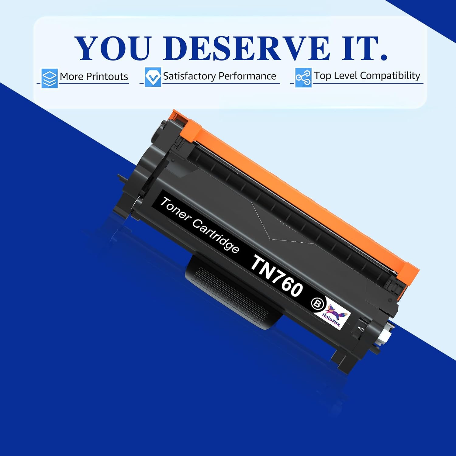 Detalle 2 de HaloFox Compatible Toner Cartridge TN-760