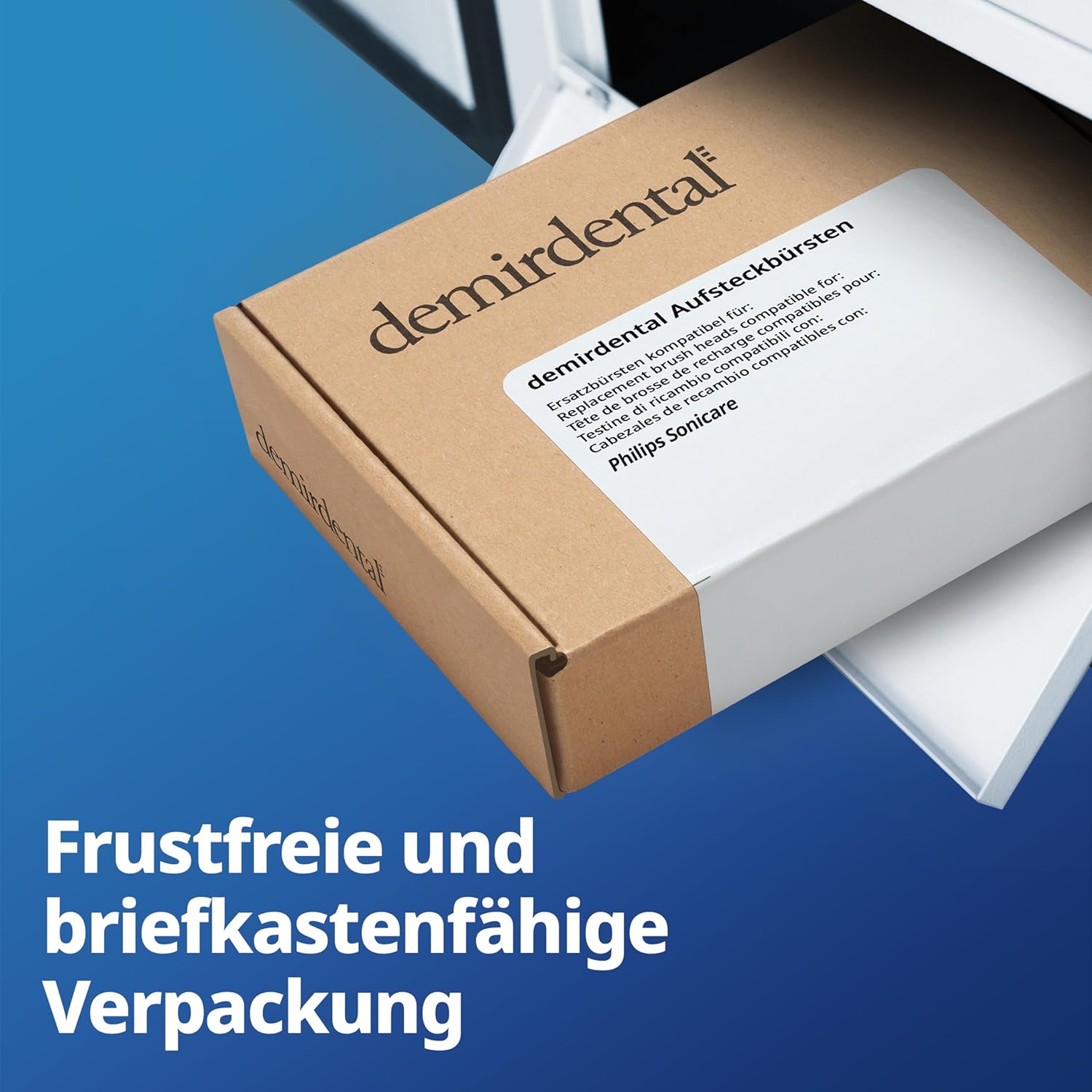 Thumbnail 5 de demirdental Aktivkohle Ersatzbürsten für Philips Sonicare – Medium, schwarz, 8er Set (entspricht HX9058MB)