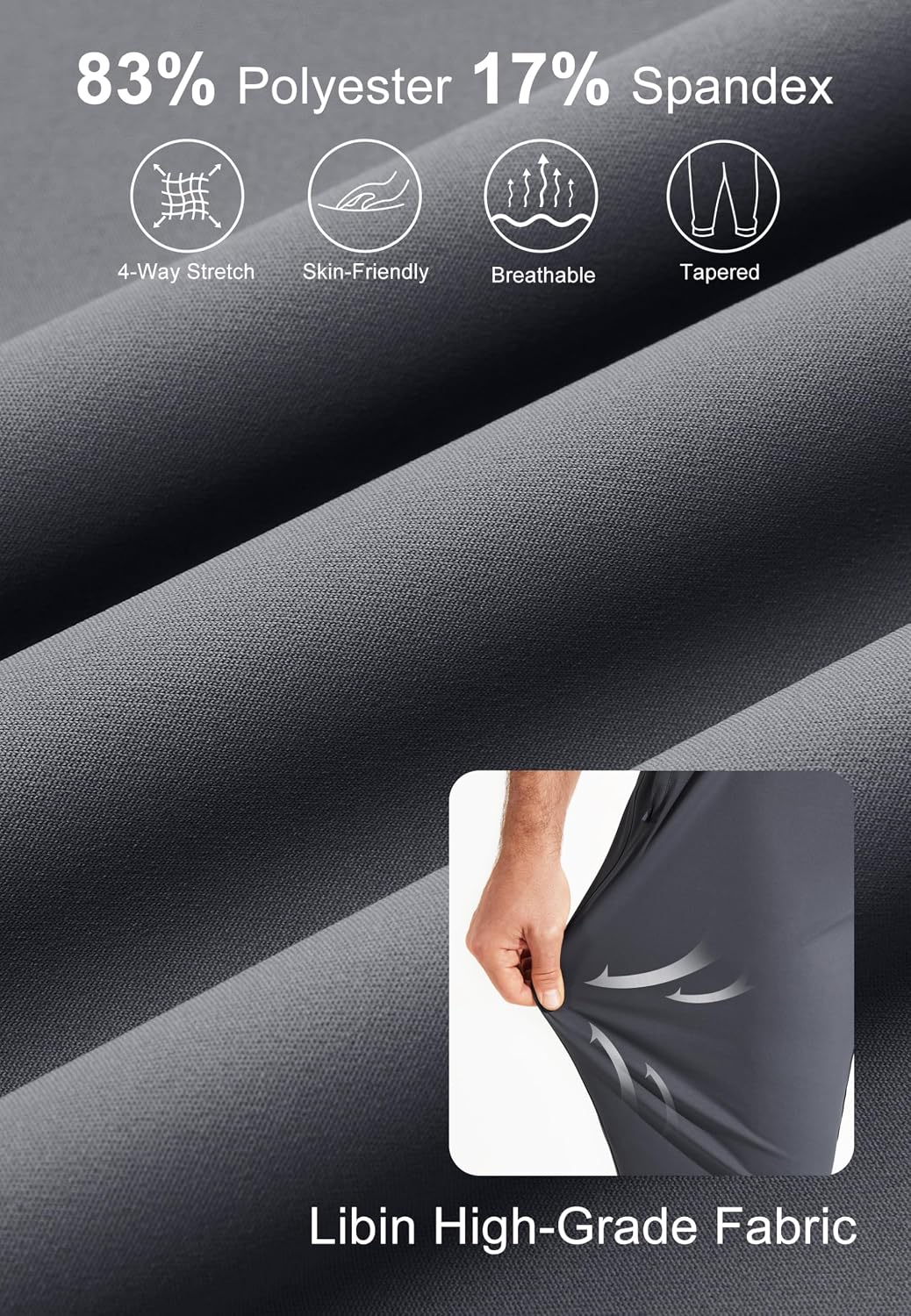 Thumbnail 3 de Libin Golf joggers with 4-way stretch