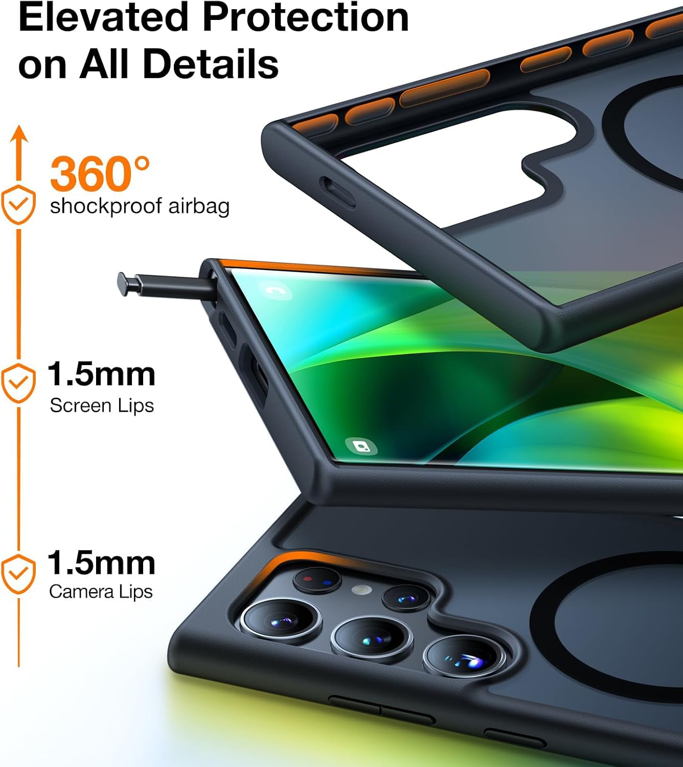 Thumbnail 4 de TORRAS Magnetic Shockproof Samsung Galaxy S25 Ultra 4X case