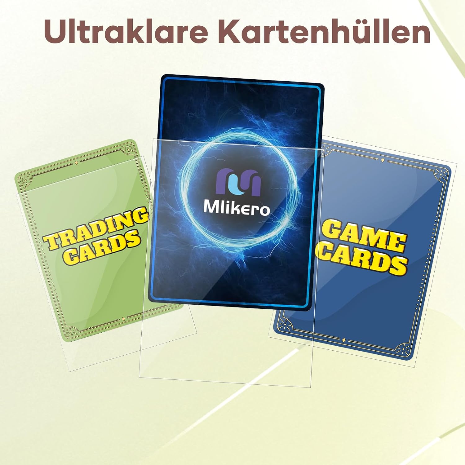 Detalle 2 de Mlikero Kartenhüllen Soft 600 Stück, 66 x 91 mm