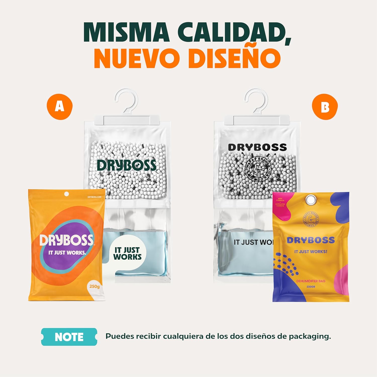 Thumbnail 6 de Bolsas antihumedad DRYBOSS para armarios XL (pack 10, 2,5 kg) para absorber condensación y olores