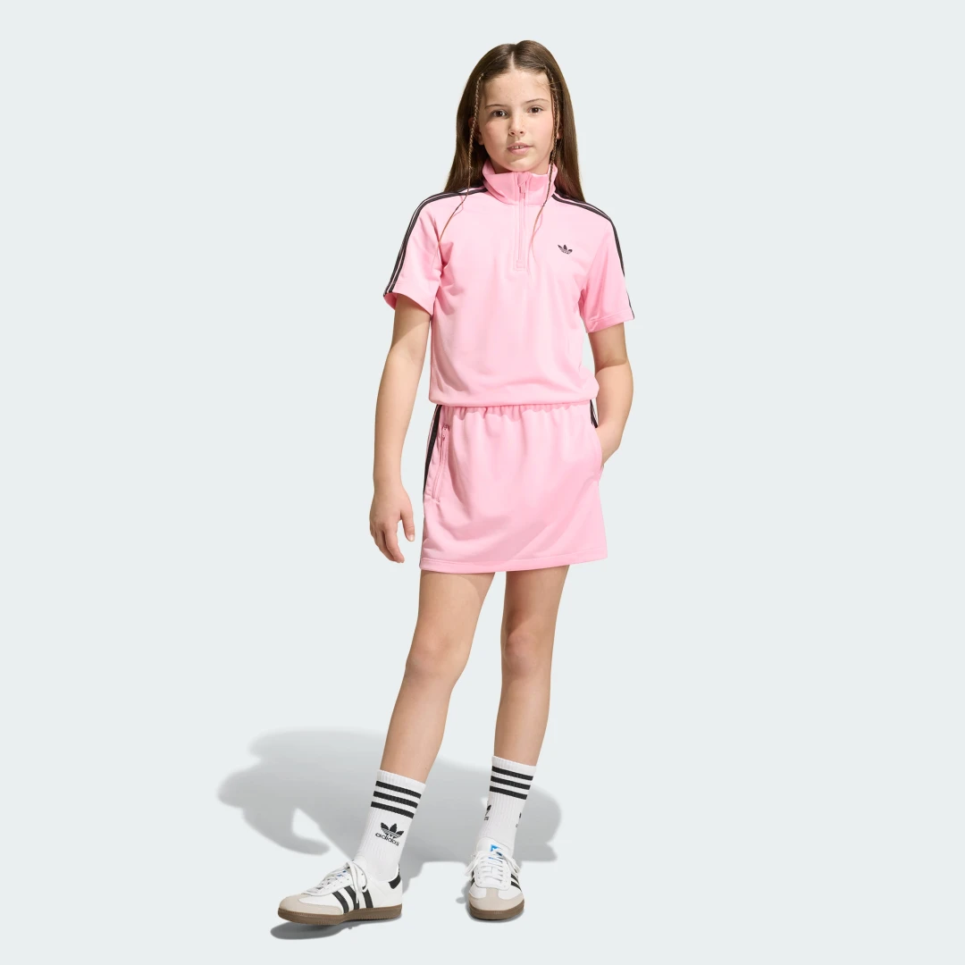 Detalle de Vestido Firebird de Adidas: color Rosa
