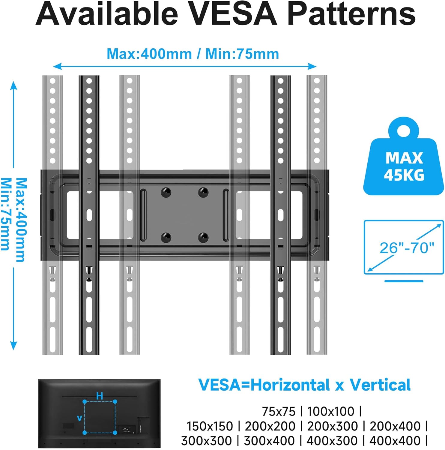 Thumbnail 4 de XINLEI MA570 full‑motion TV wall bracket 70"