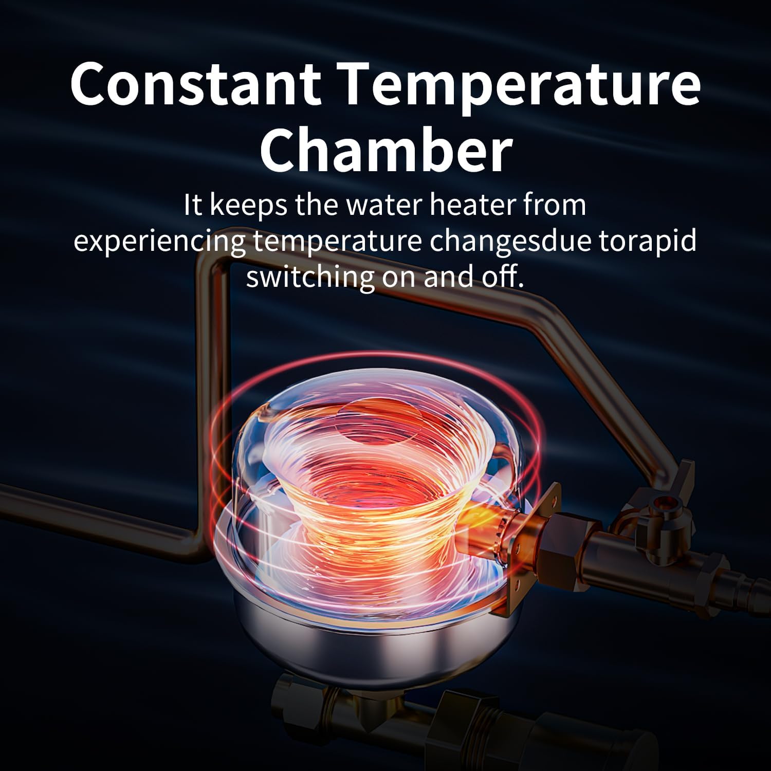 Thumbnail 6 de Gen II Ranein RV Tankless Water Heater 65,000 BTU (Propane, On-Demand, 12V) with Thermostatic Mixing Chamber