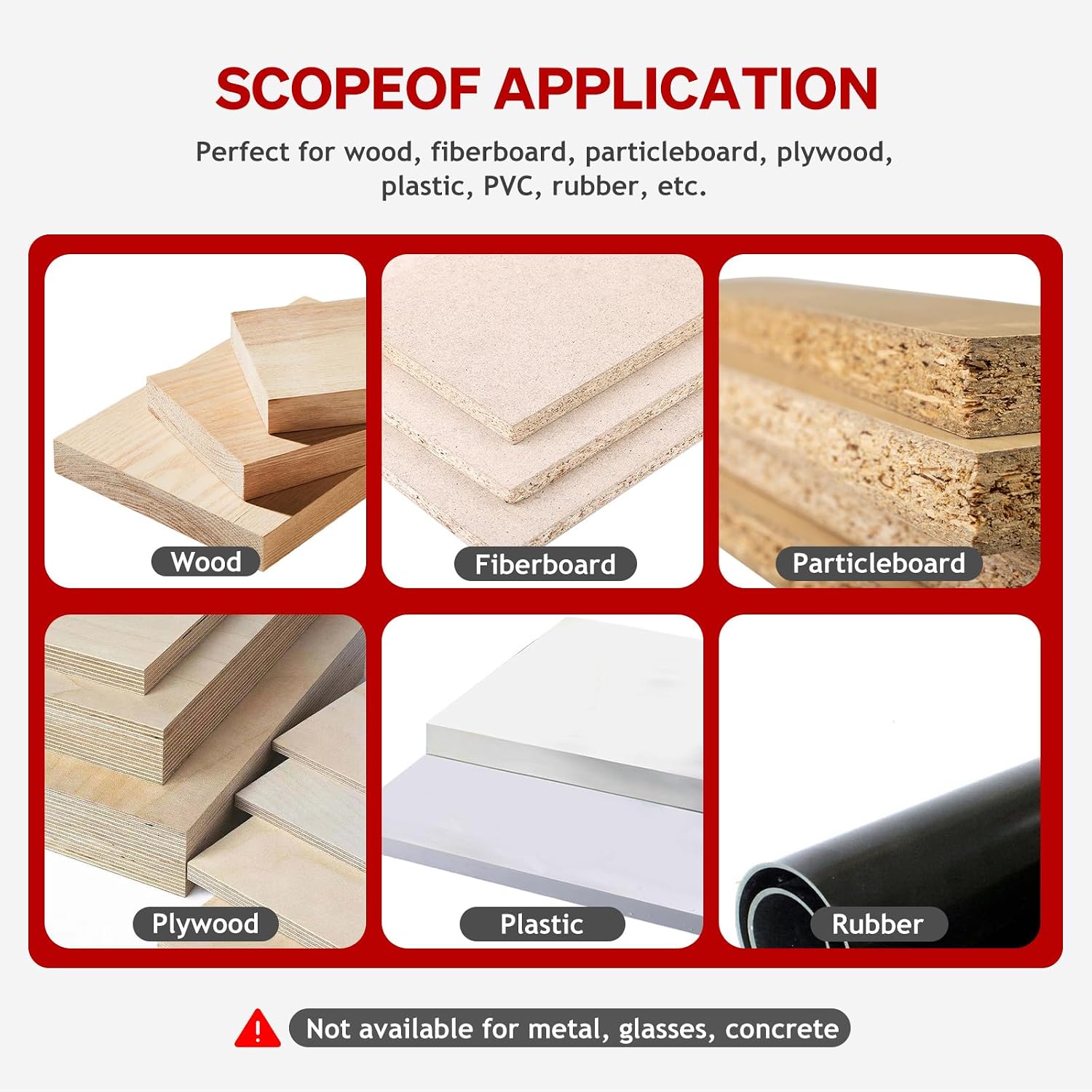 Thumbnail 5 de Set 5 punte svasatrici per legno HSS-M2 82°