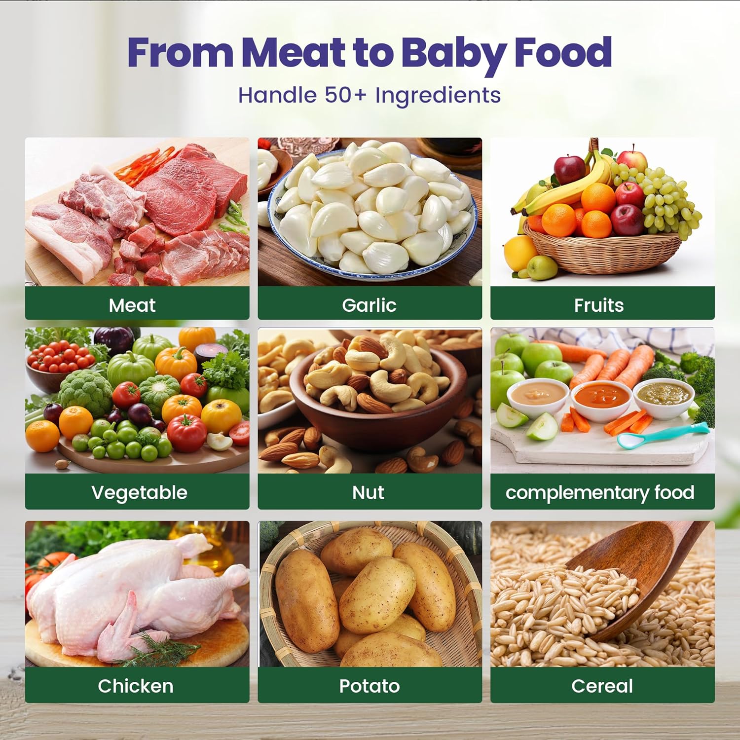 Thumbnail 4 de BUMET food chopper 500W, 2.5-cup bowl