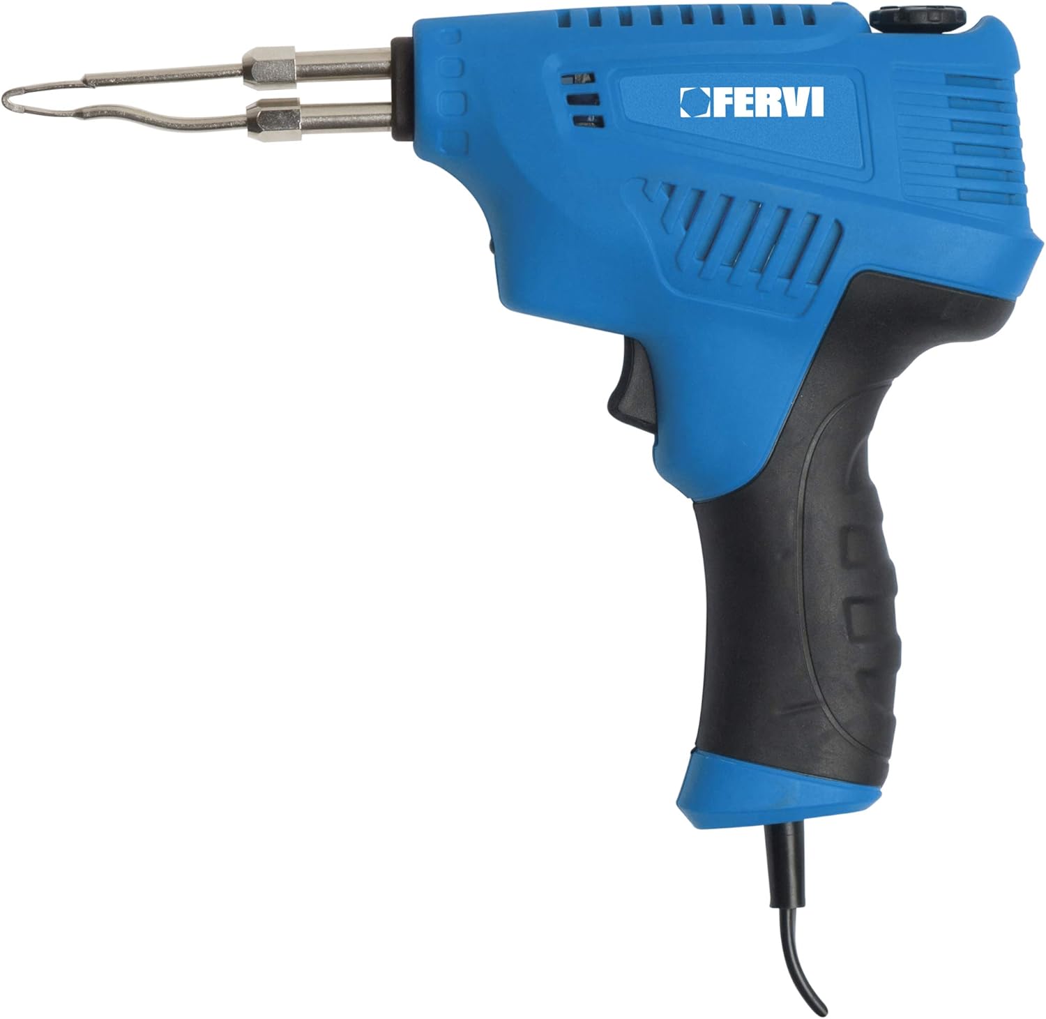Fervi saldatore a pistola multifunzione con regolazione temperatura e LED integrato (kit accessori incluso)