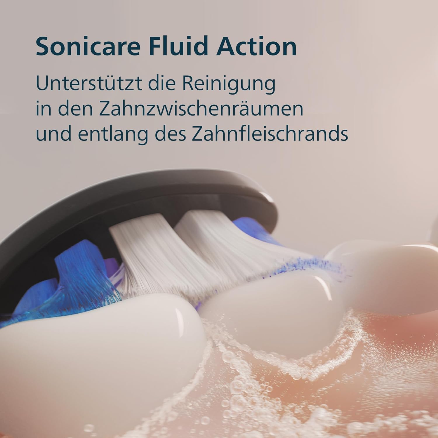 Thumbnail 2 de Philips Sonicare Series 6100: Elektrische Zahnbürste mit 6 Reinigungsprogrammen, Drucksensor und Reiseetui (HX7403/07)