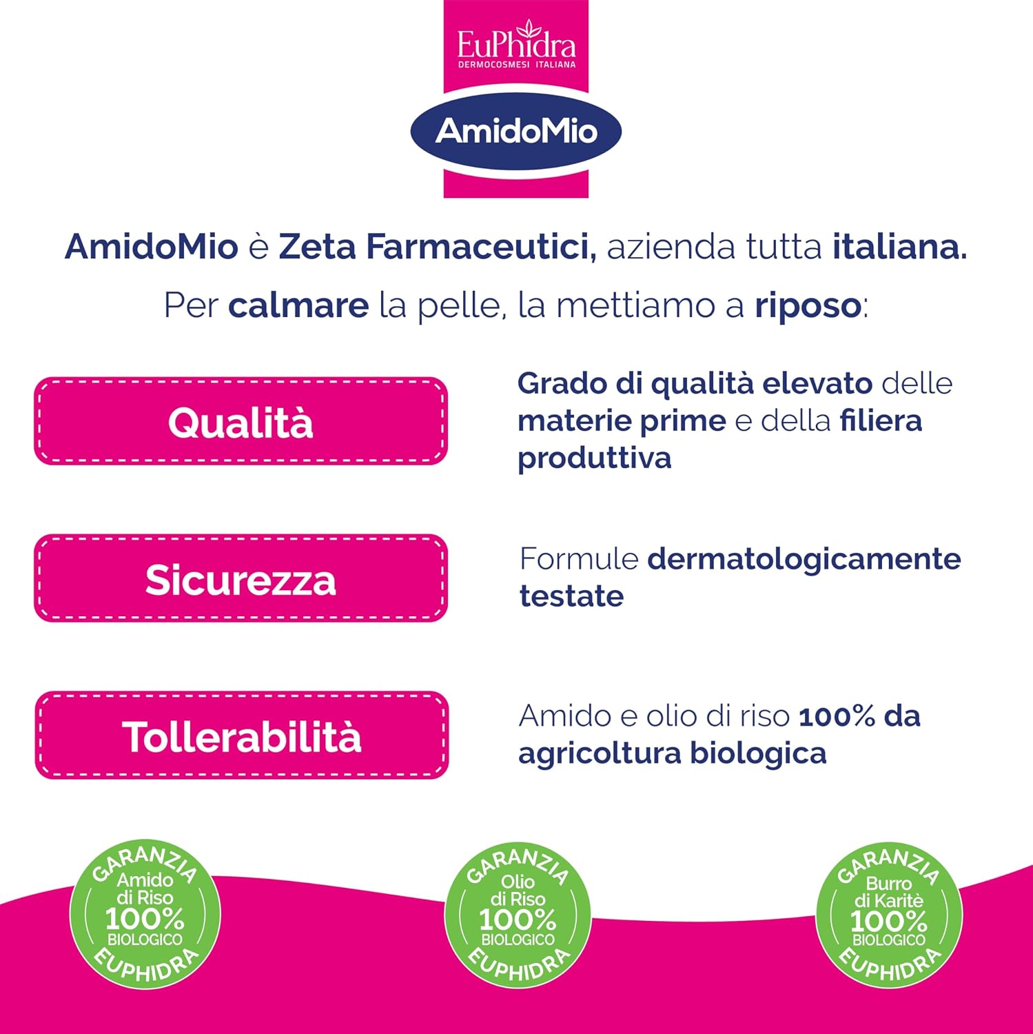 Detalle de Euphidra AmidoMio Olio Corpo 200 ml – Detersione leggera e idratante per neonati e adulti