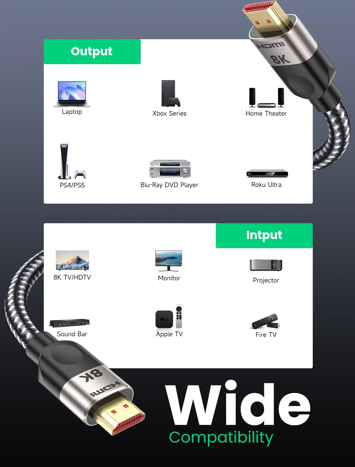 Detalle de Southlight HDMI 2.1 Cable 5M