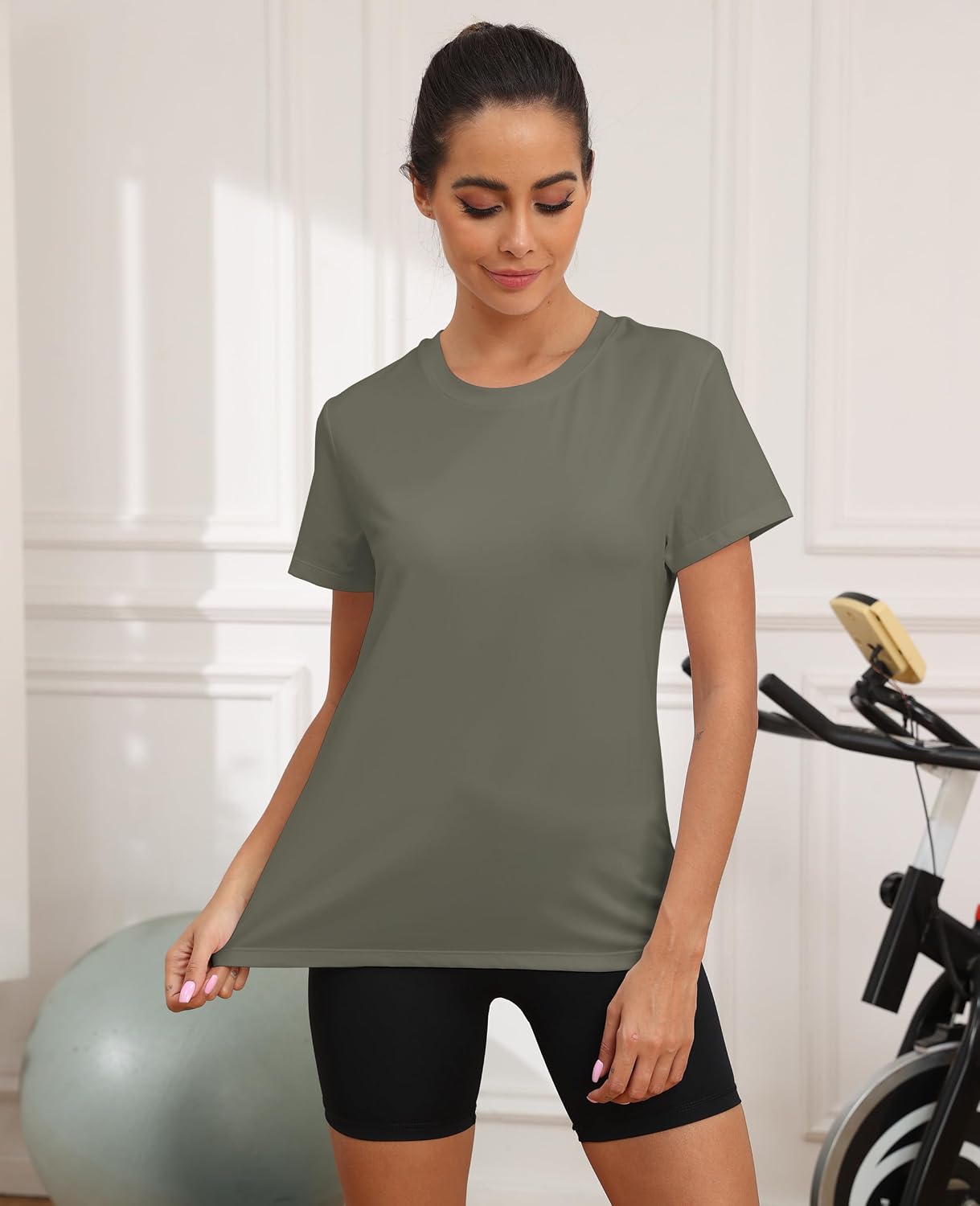 Thumbnail 1 de KevaMolly Workout Top UPF50+ breathable tee 🏃♀