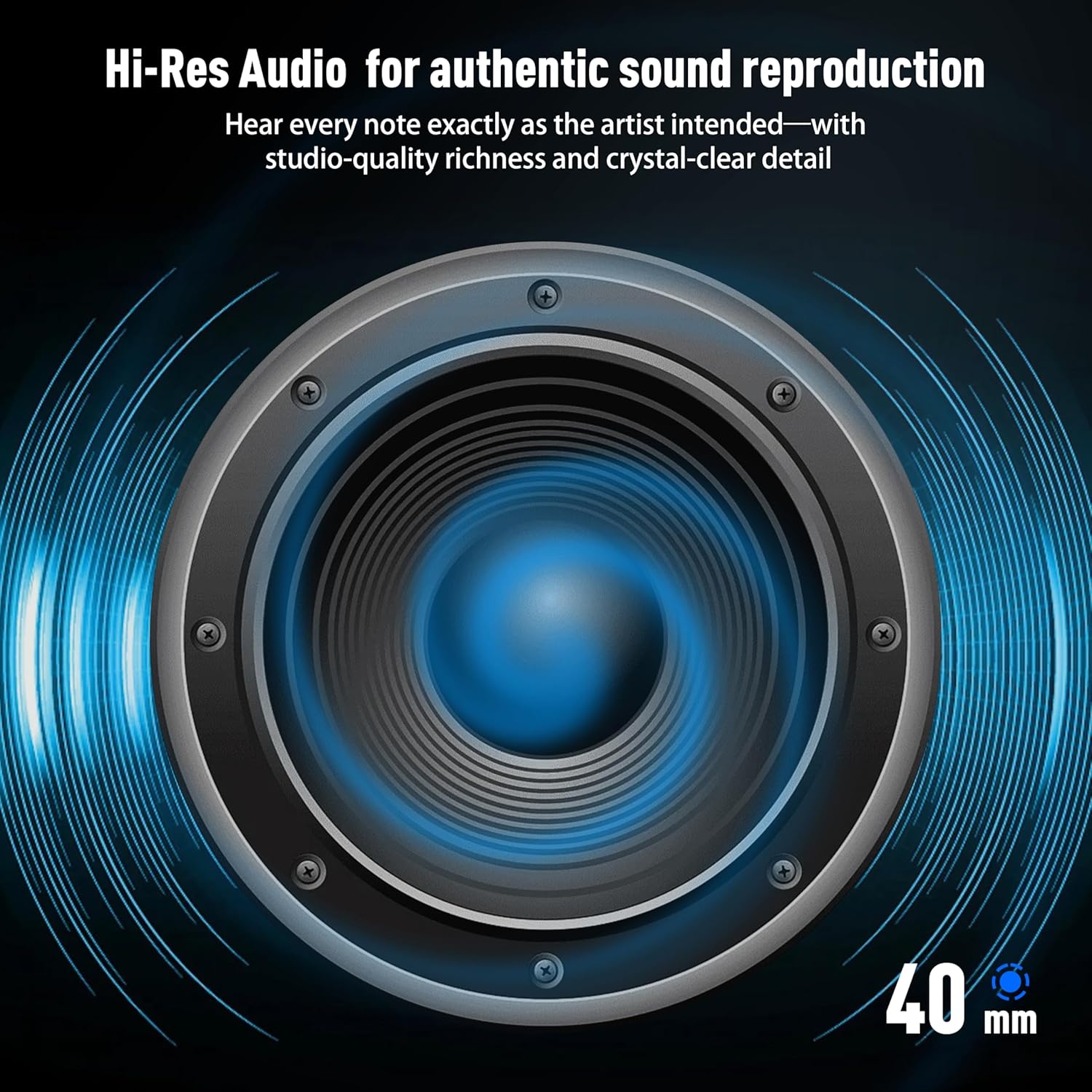 Thumbnail 6 de Riwbox AC2 ANC headphones, 60H playtime