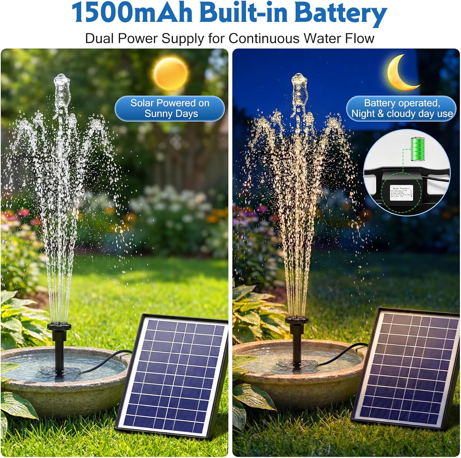 Thumbnail 1 de AISITIN 6.5W Solar Fountain