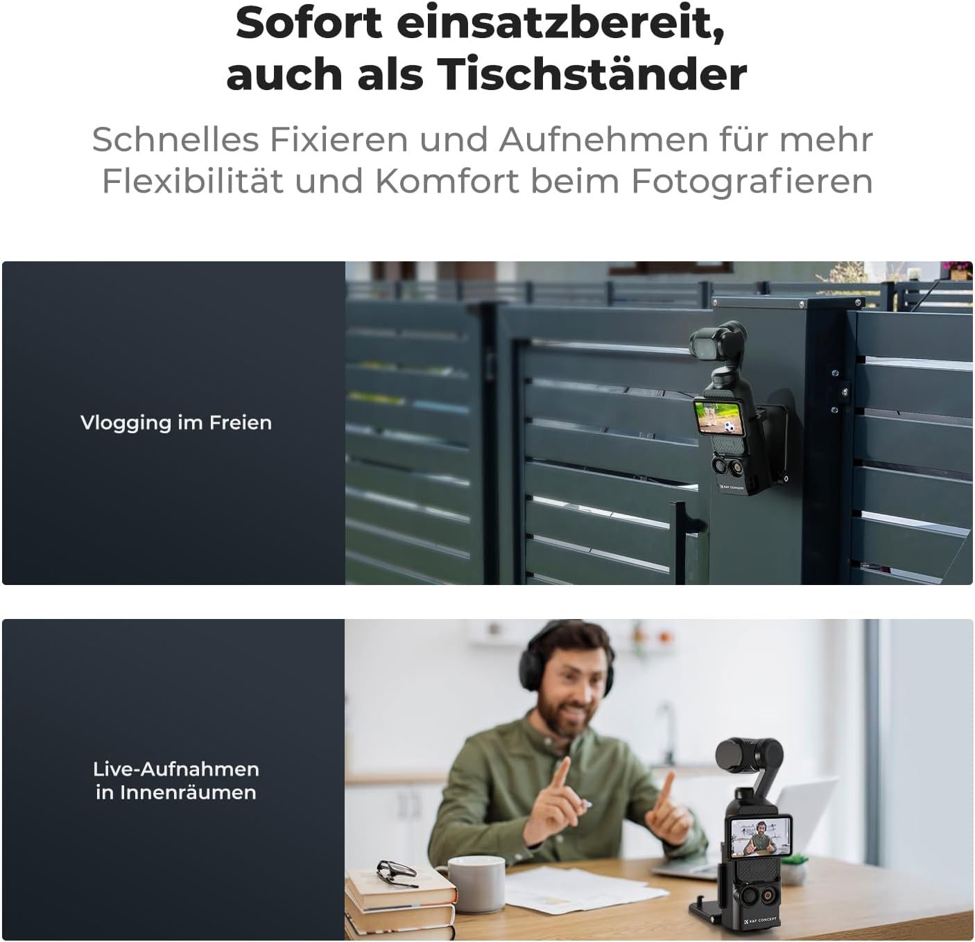 Thumbnail 4 de K&F CONCEPT Magnetische Halterung für DJI Osmo Pocket 3